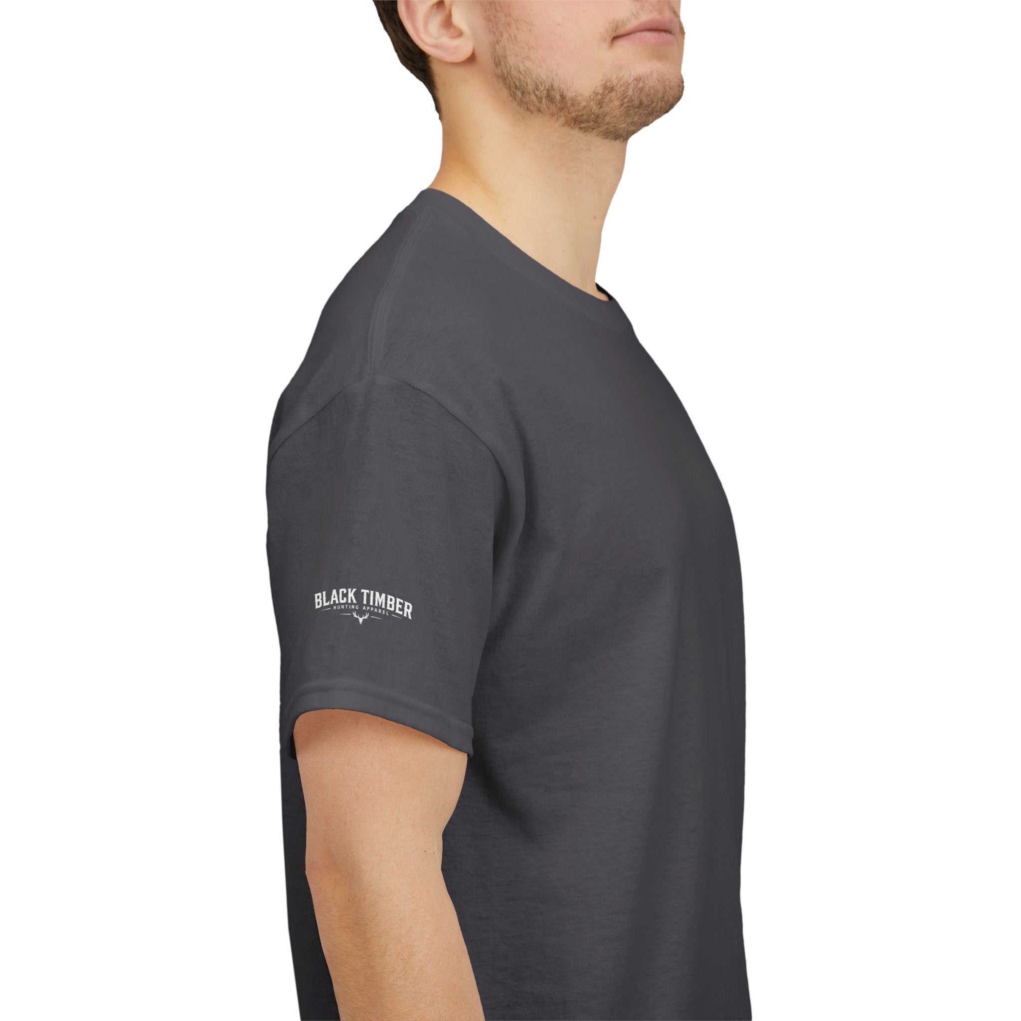 Hunting Tee — Black Timber Logo Shirt