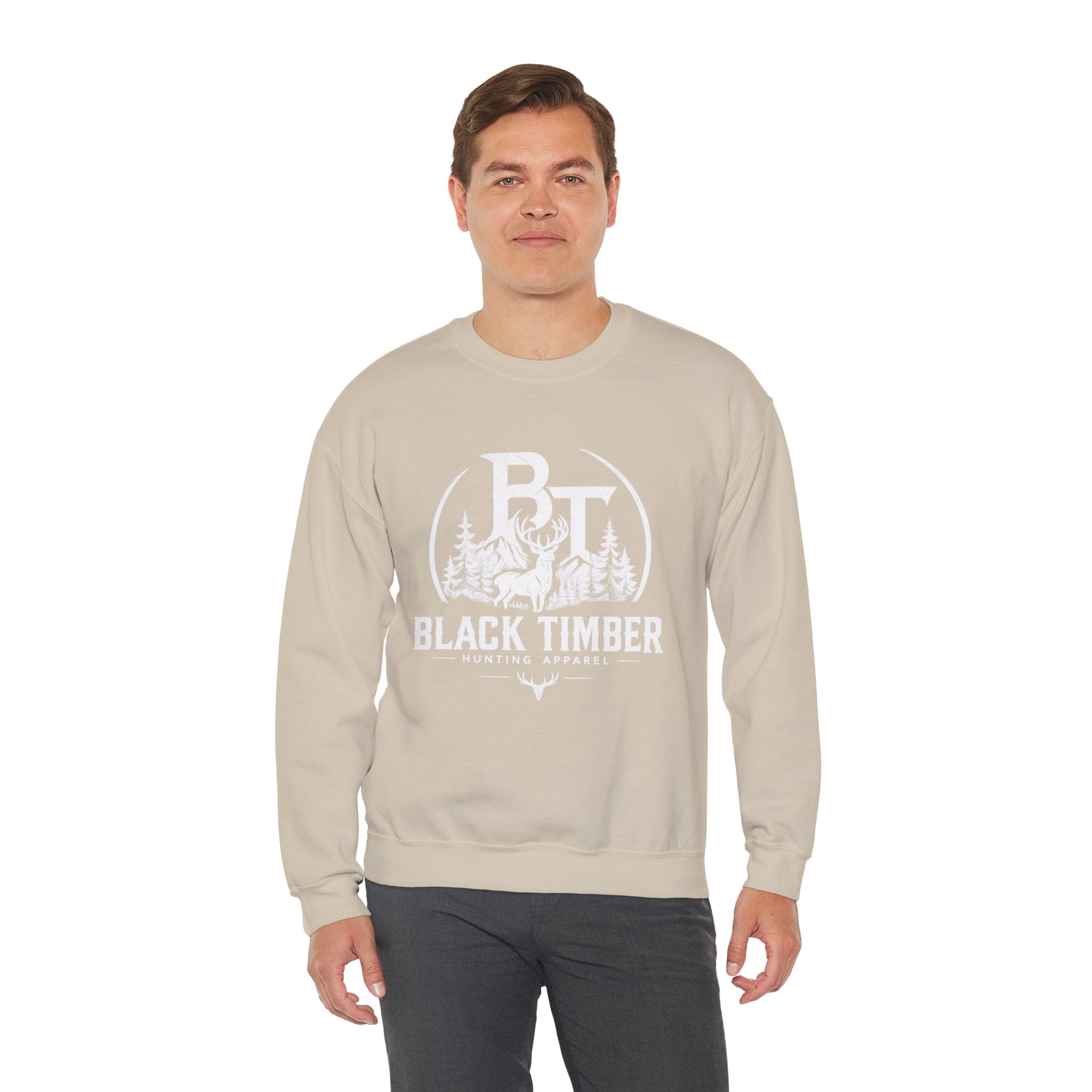 Black Timber Crewneck Sweatshirt