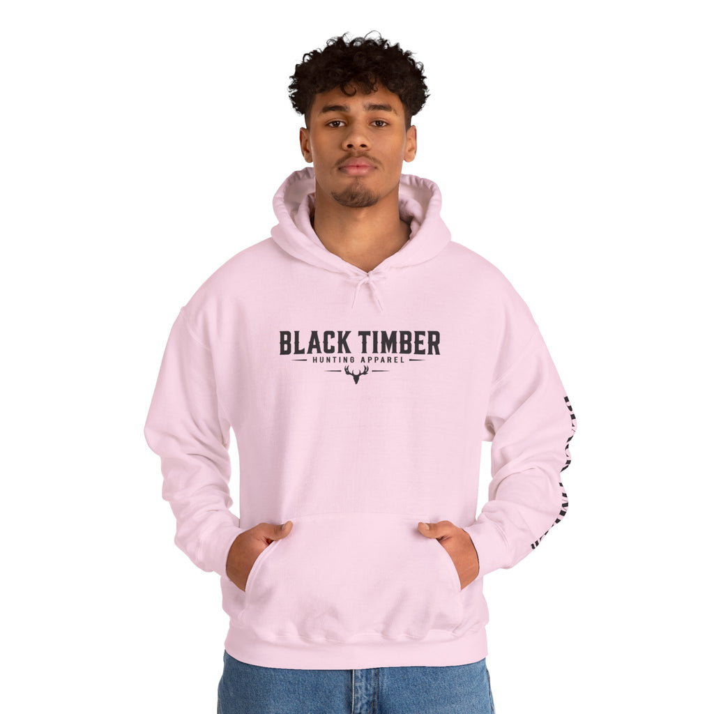 Black Timber Logo Hoodie