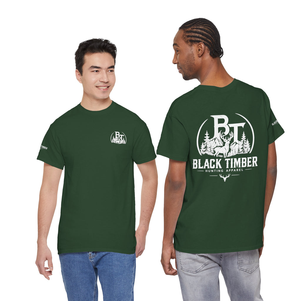 Hunting Tee — Black Timber Logo Shirt