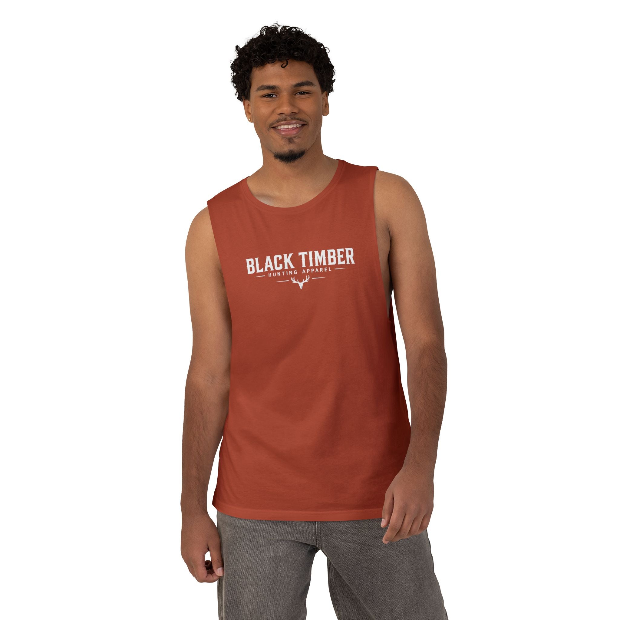 Black Timber Hunting Apparel Tank Top