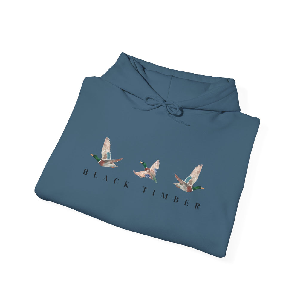 Black Timber Duck Hoodie