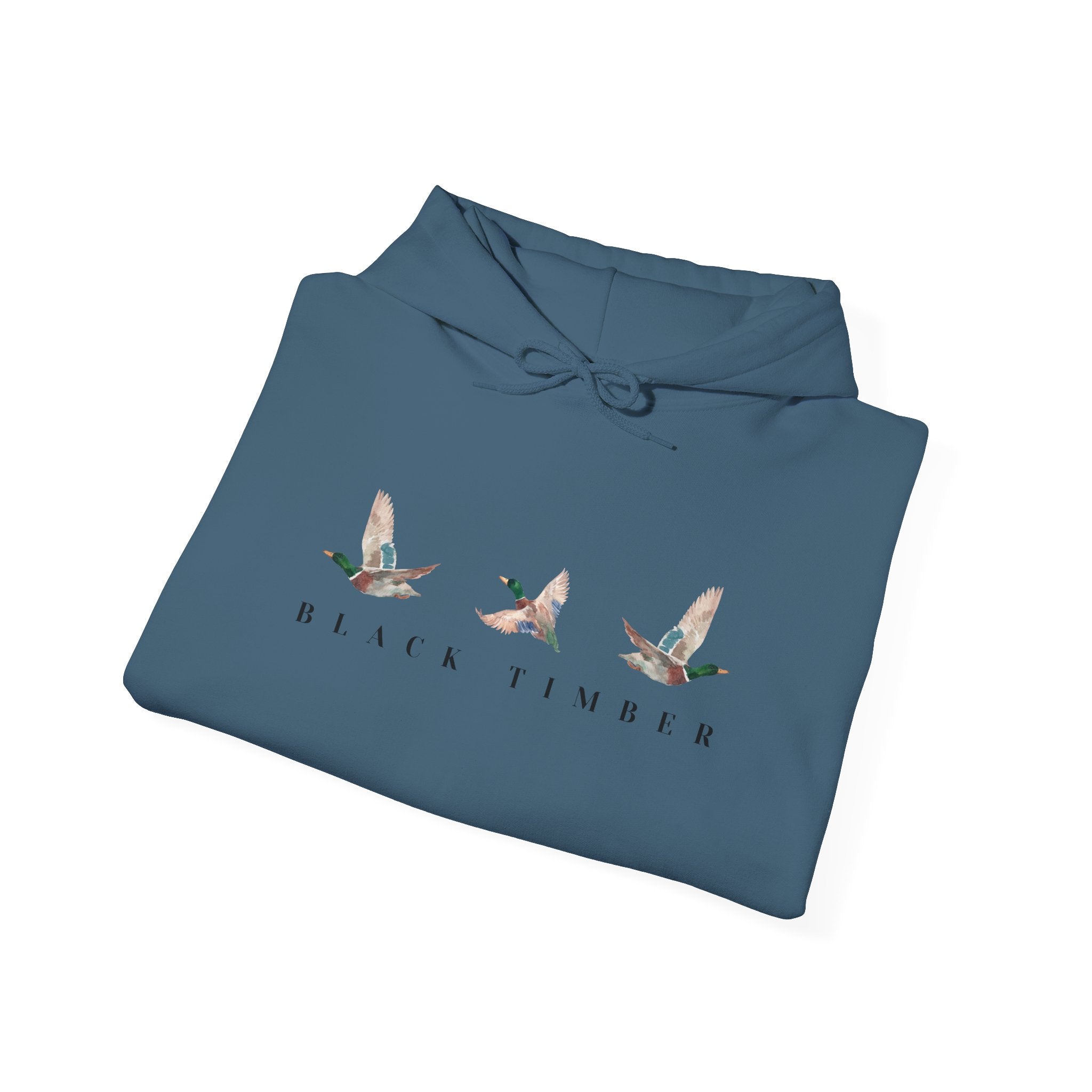 Black Timber Duck Hoodie