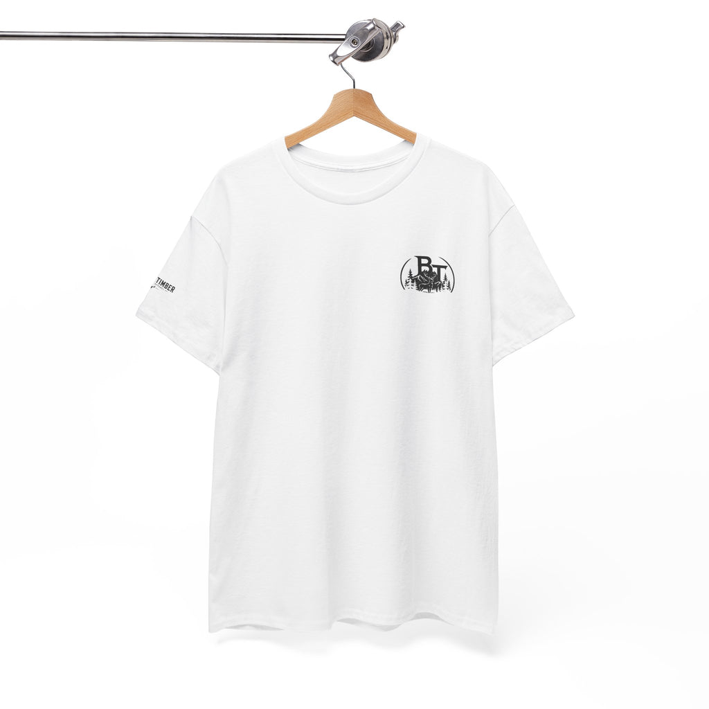 Hunting Tee — Black Timber Logo Short-Sleeve Shirt