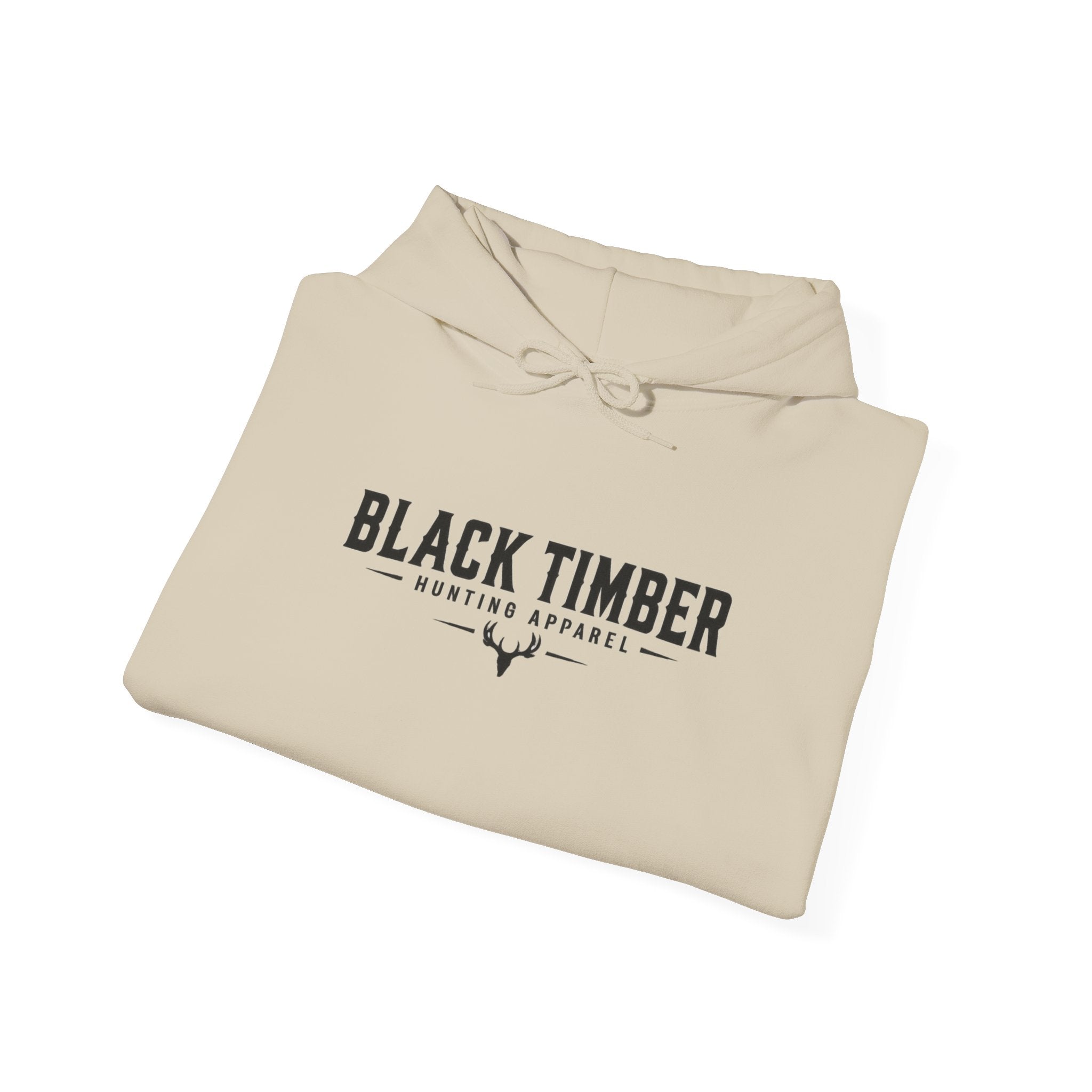 Black Timber Logo Hoodie