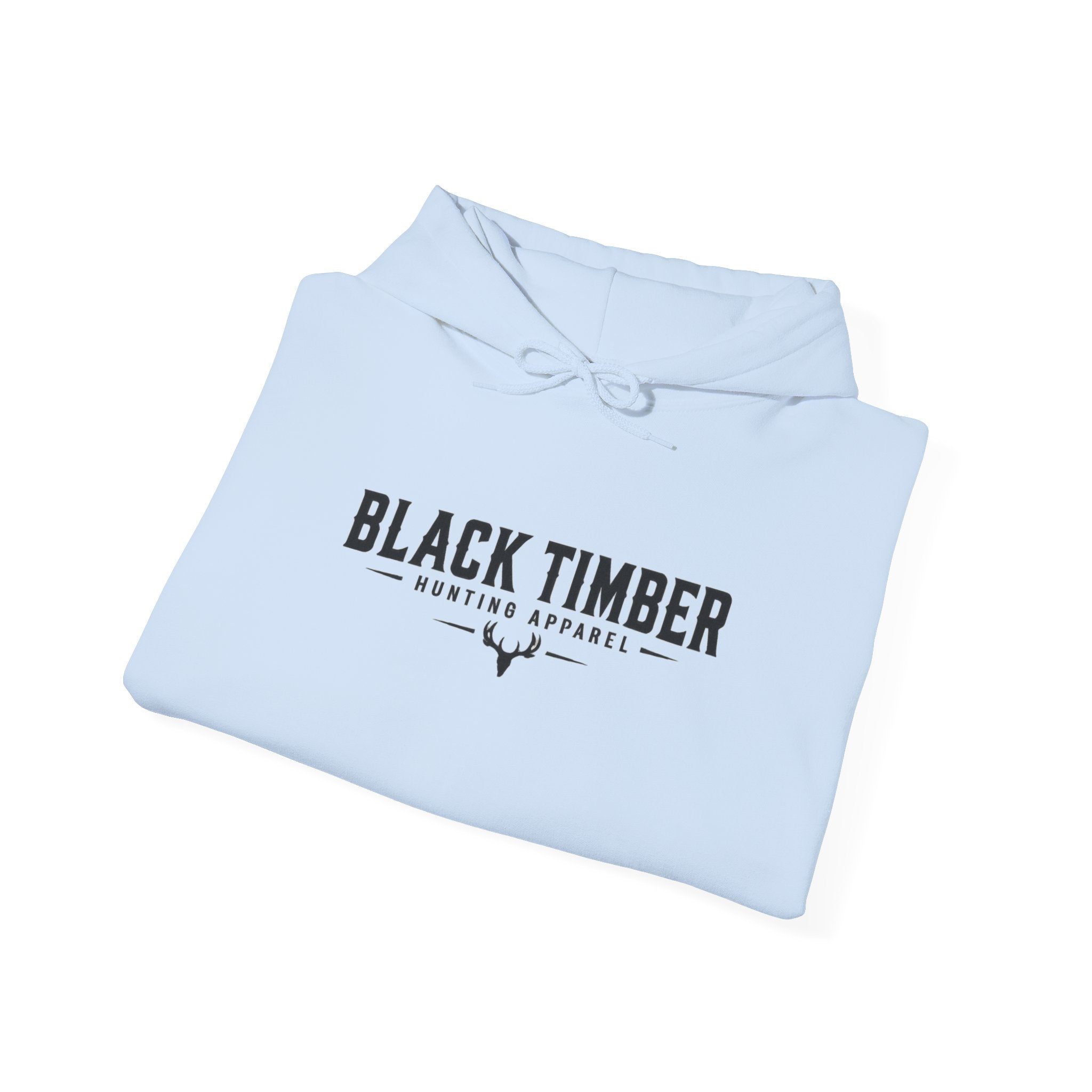 Black Timber Logo Hoodie