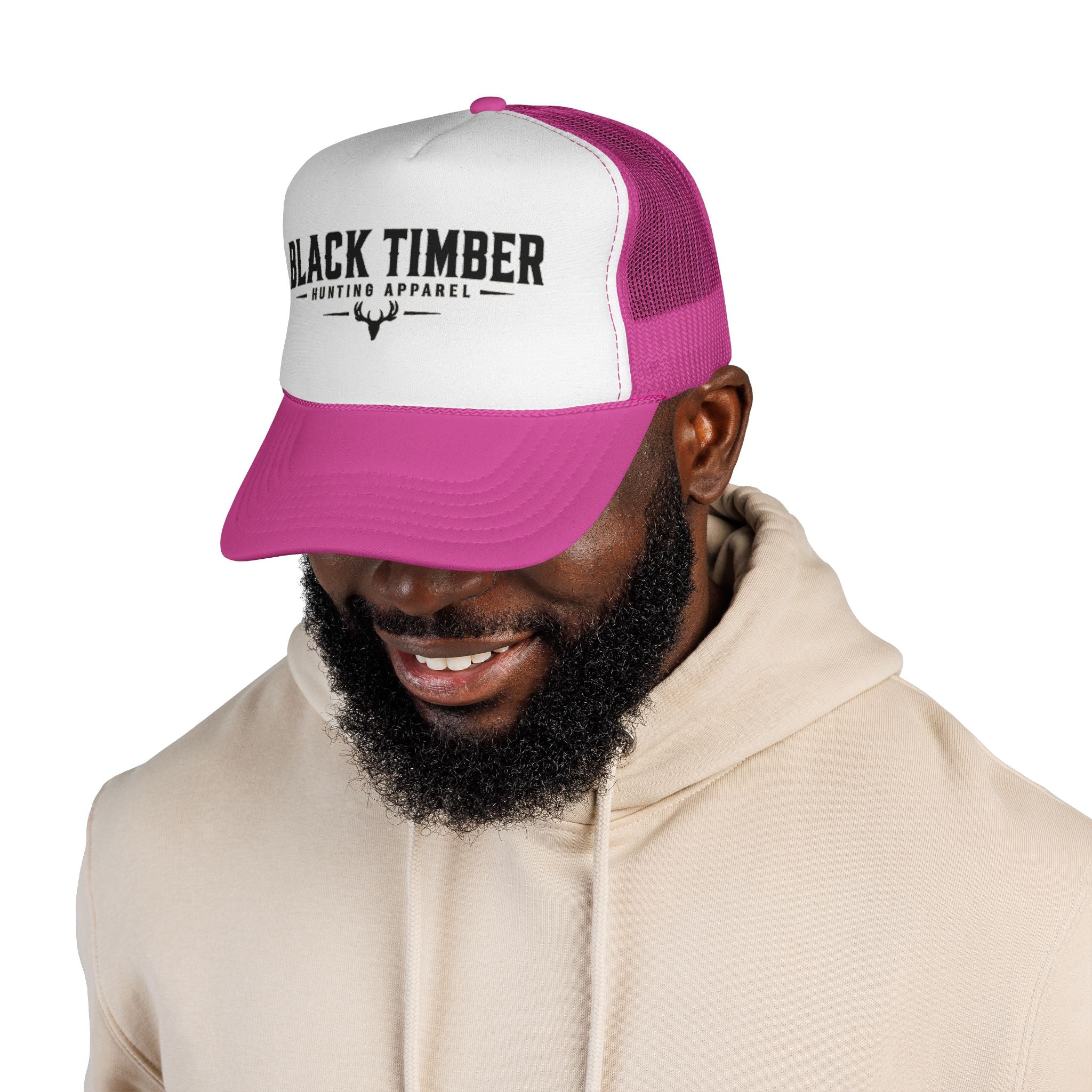 Black Timber Trucker Hat