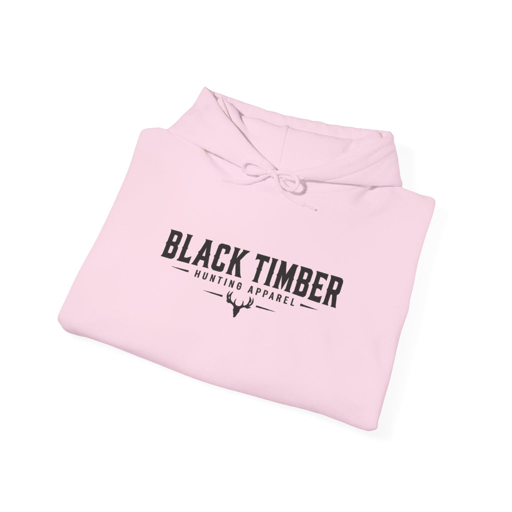 Black Timber Logo Hoodie