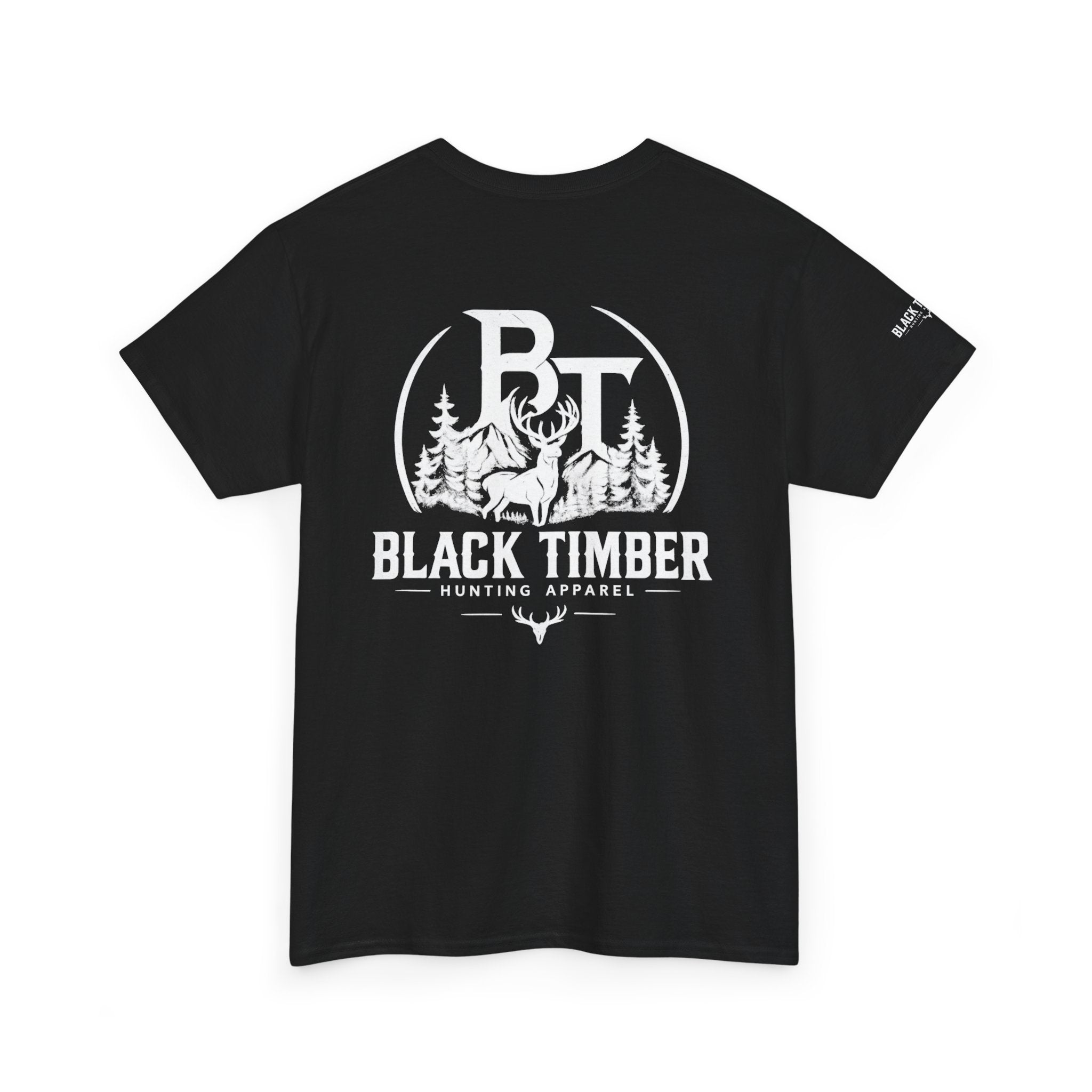 Hunting Tee — Black Timber Logo Shirt