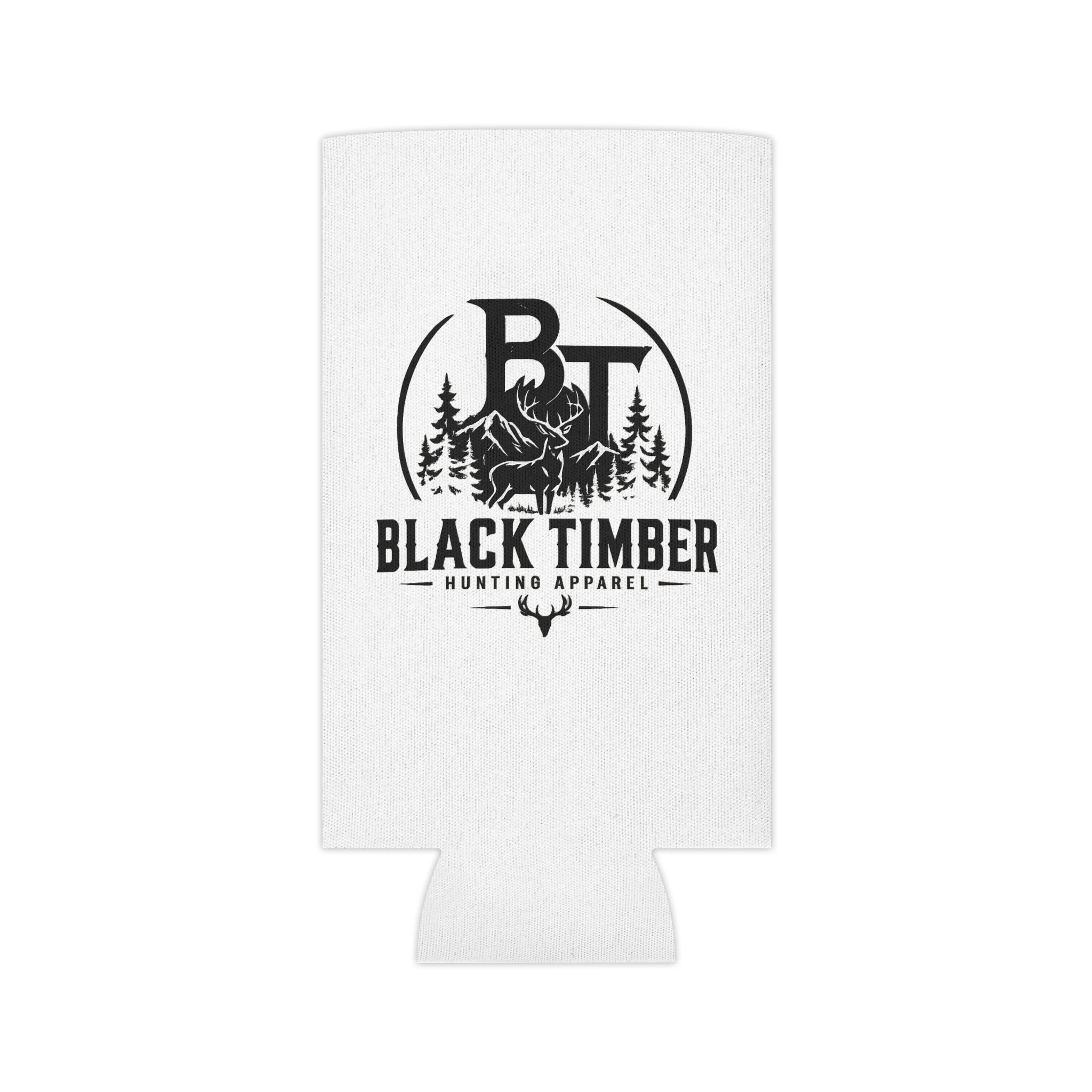 Can Cooler — Black Timber Hunting Apparel Logo Koozie