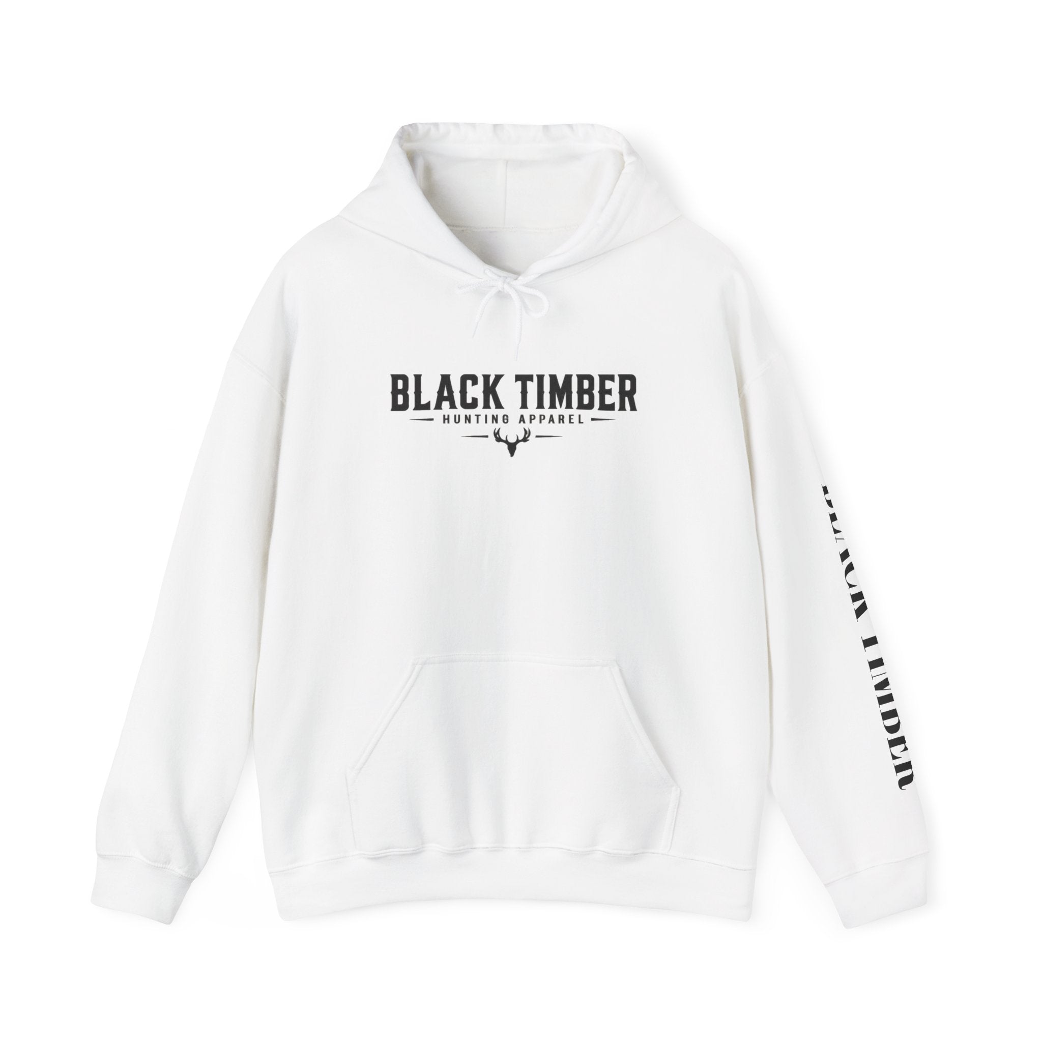 Black Timber Logo Hoodie