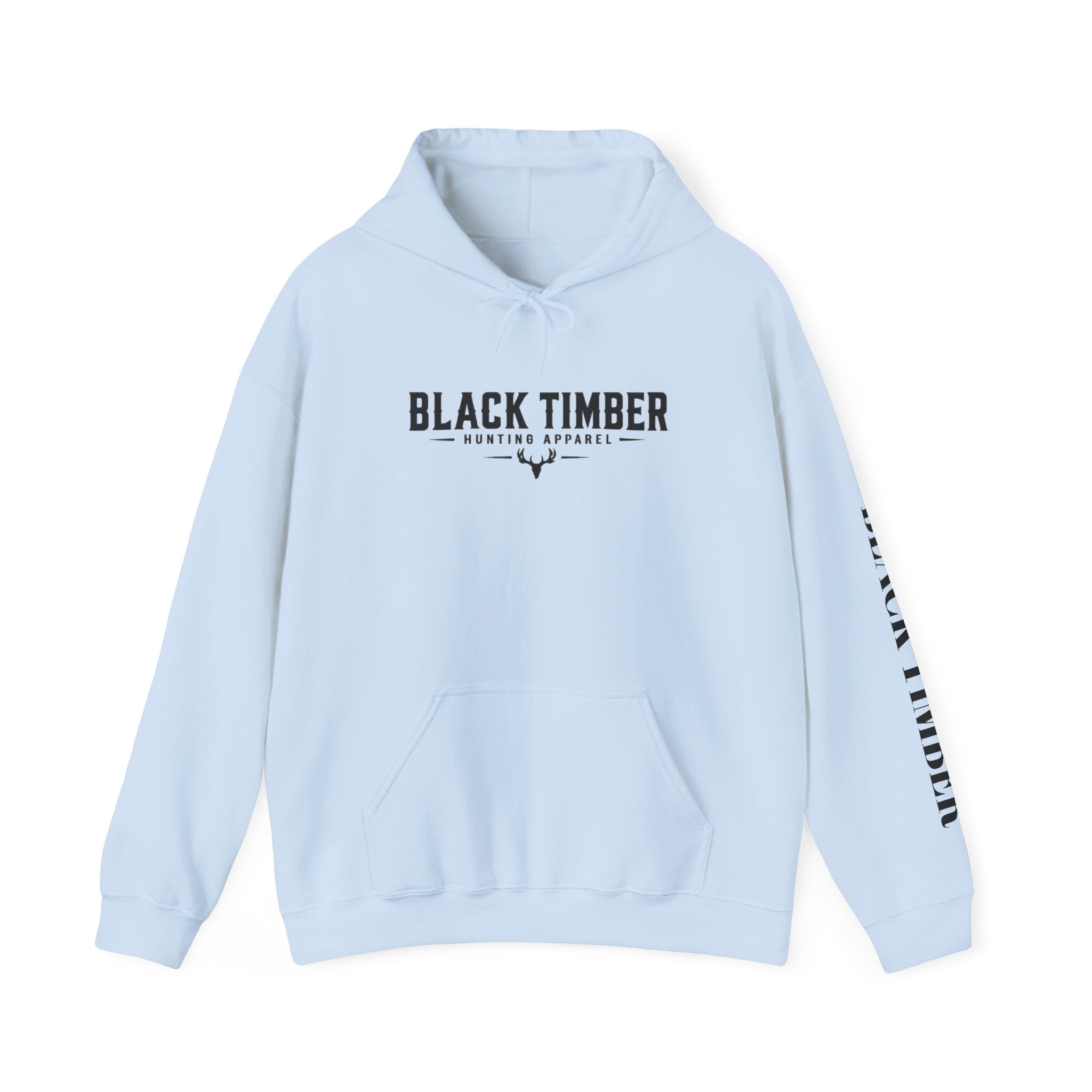 Black Timber Logo Hoodie