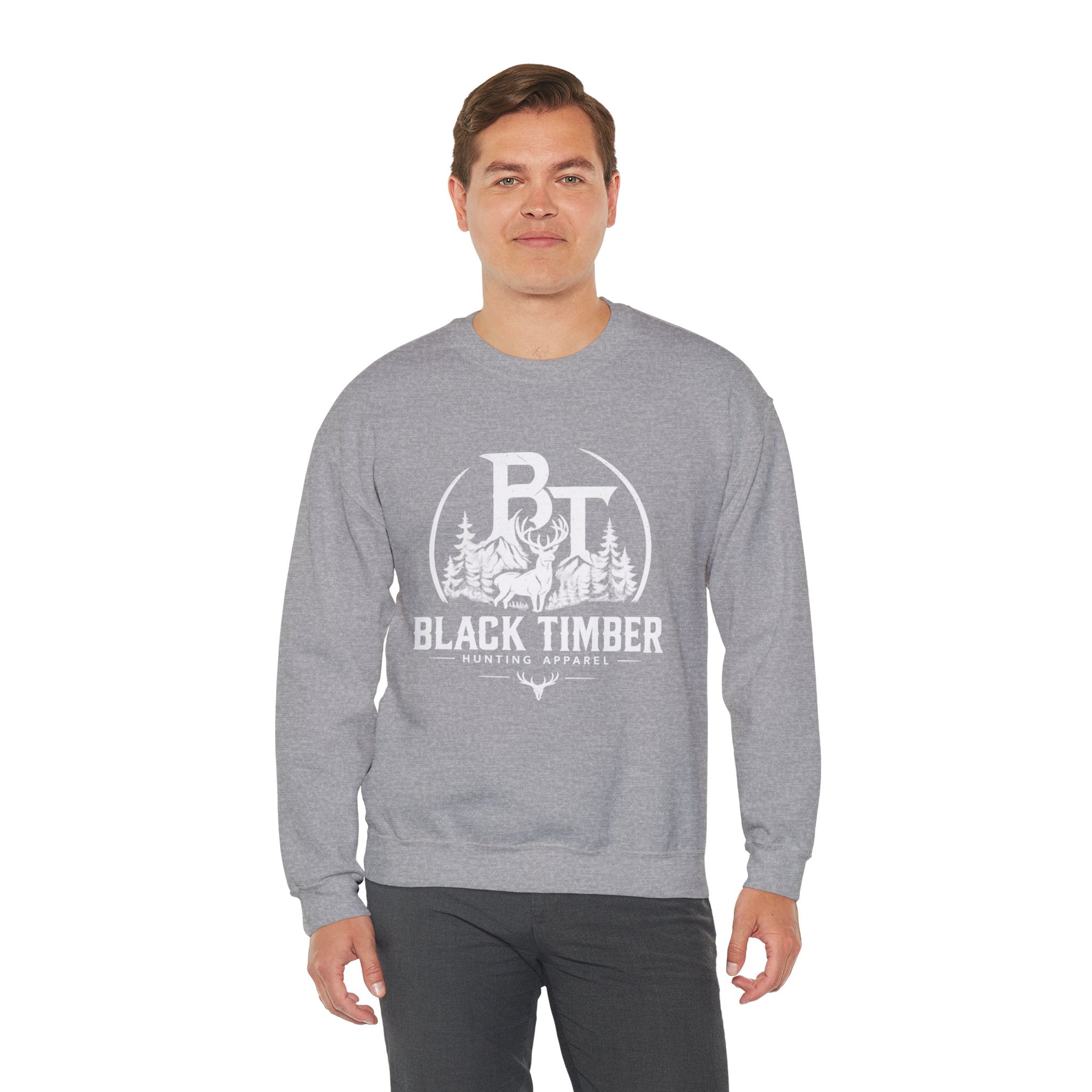 Black Timber Crewneck Sweatshirt