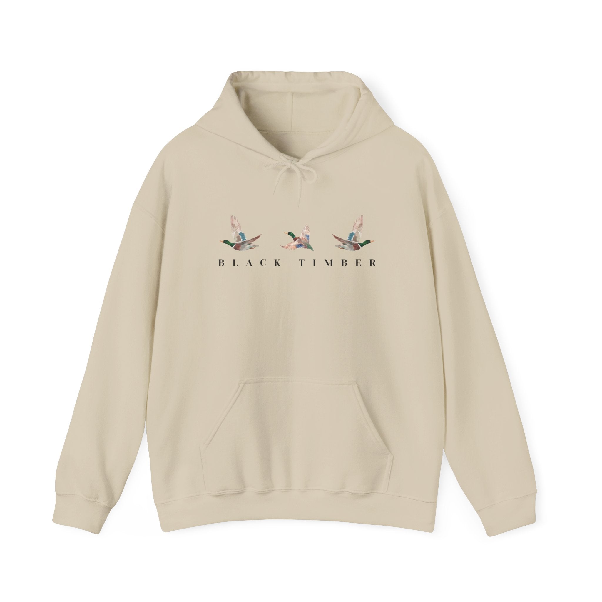 Black Timber Duck Hoodie