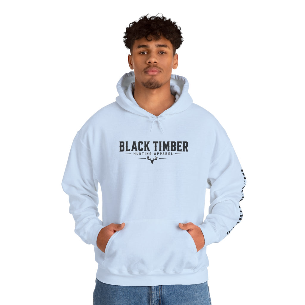 Black Timber Logo Hoodie