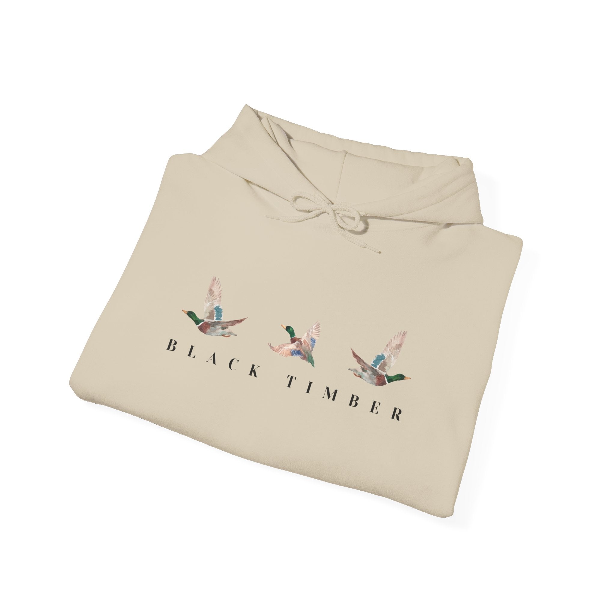Black Timber Duck Hoodie