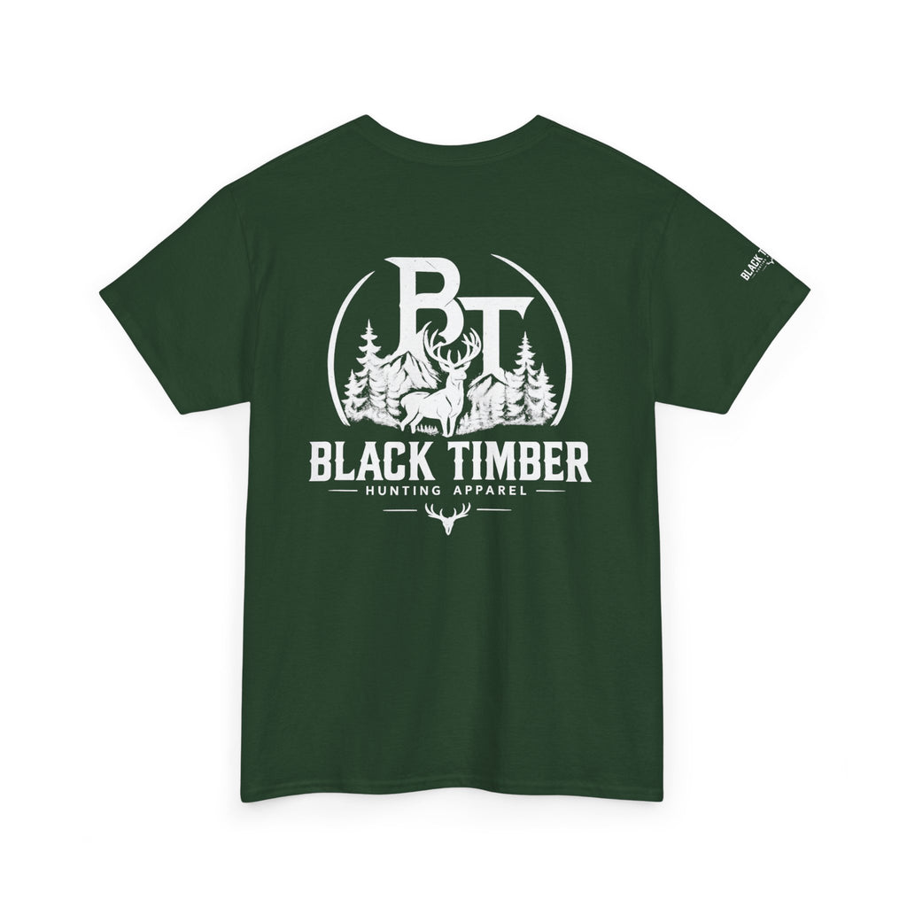 Hunting Tee — Black Timber Logo Shirt