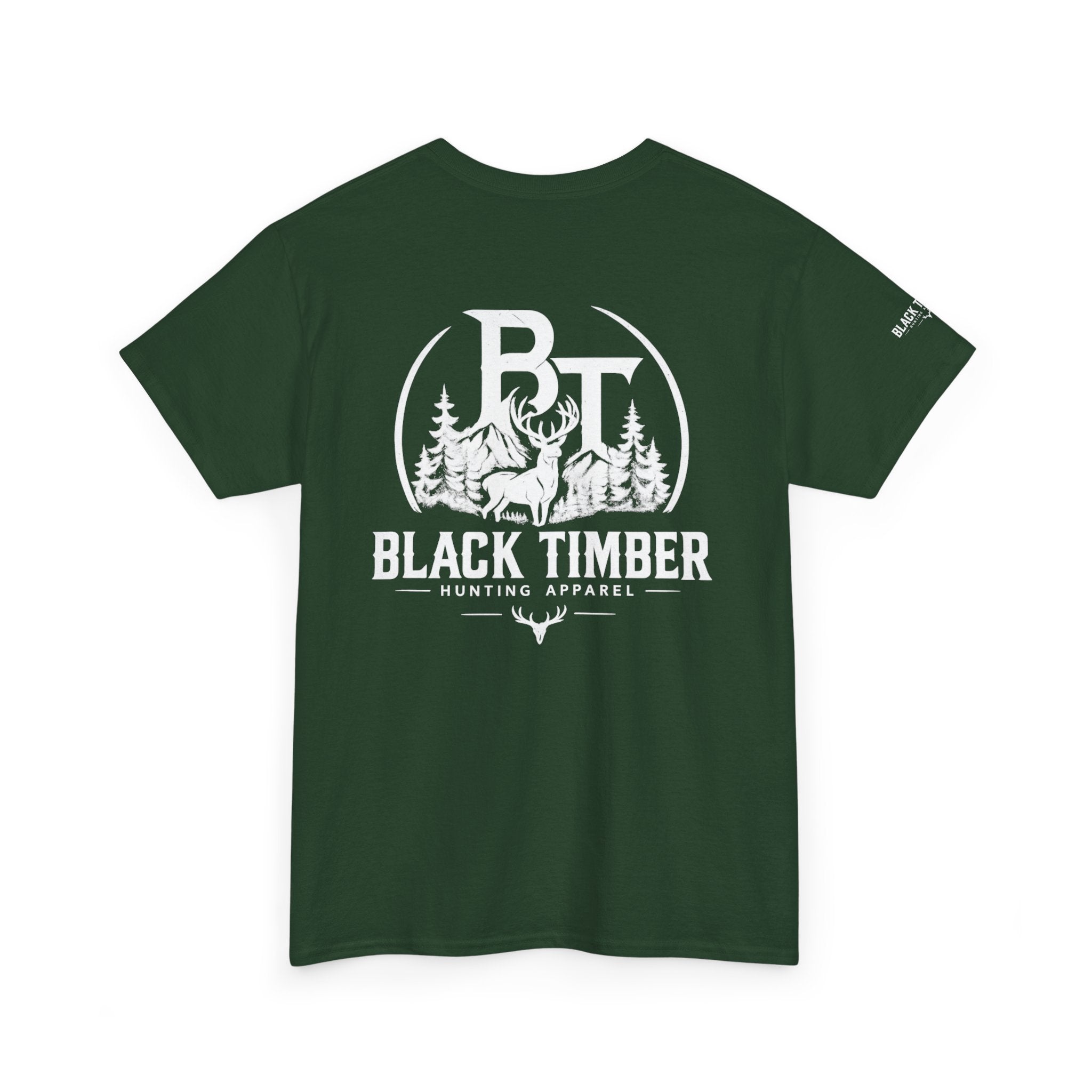 Hunting Tee — Black Timber Logo Shirt