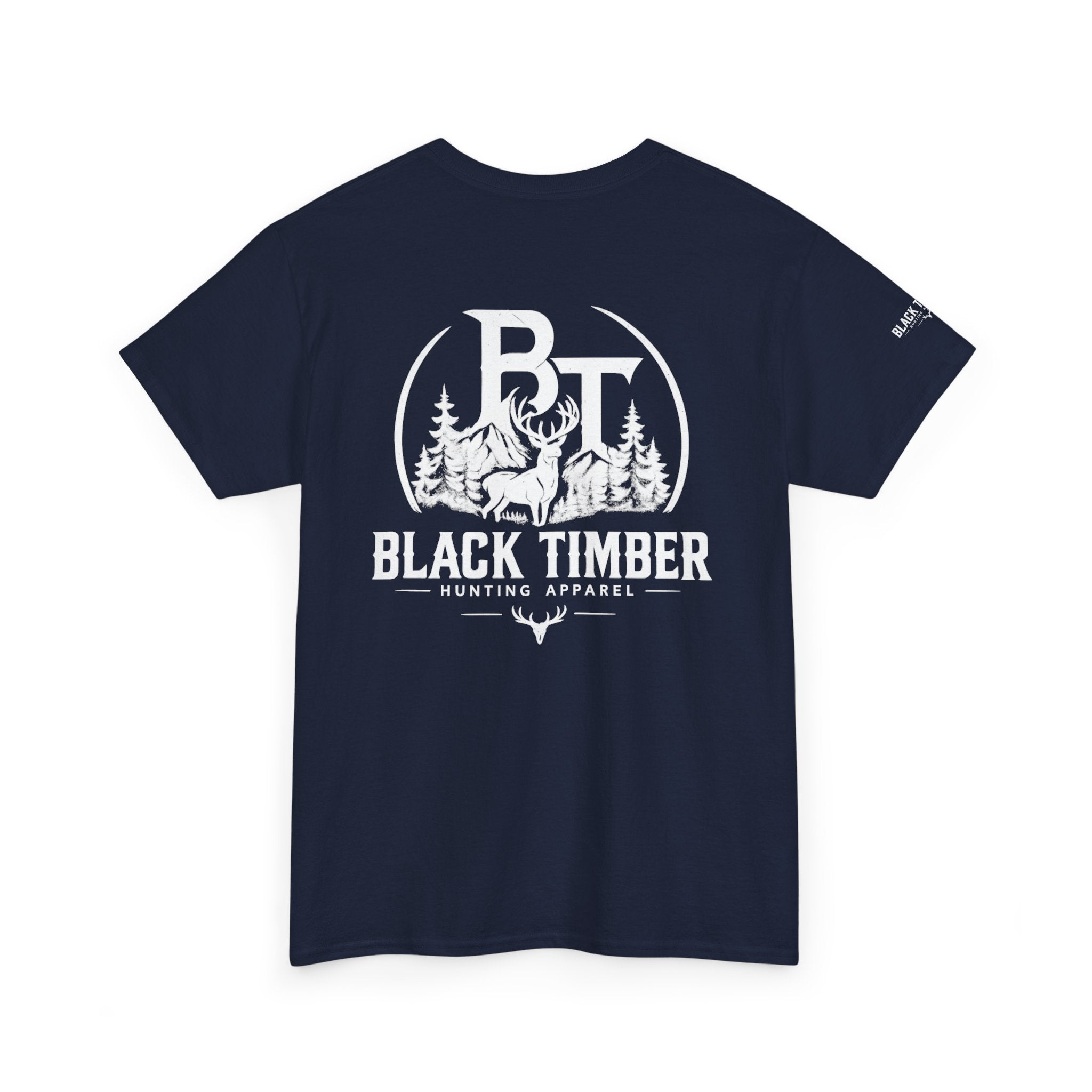 Hunting Tee — Black Timber Logo Shirt