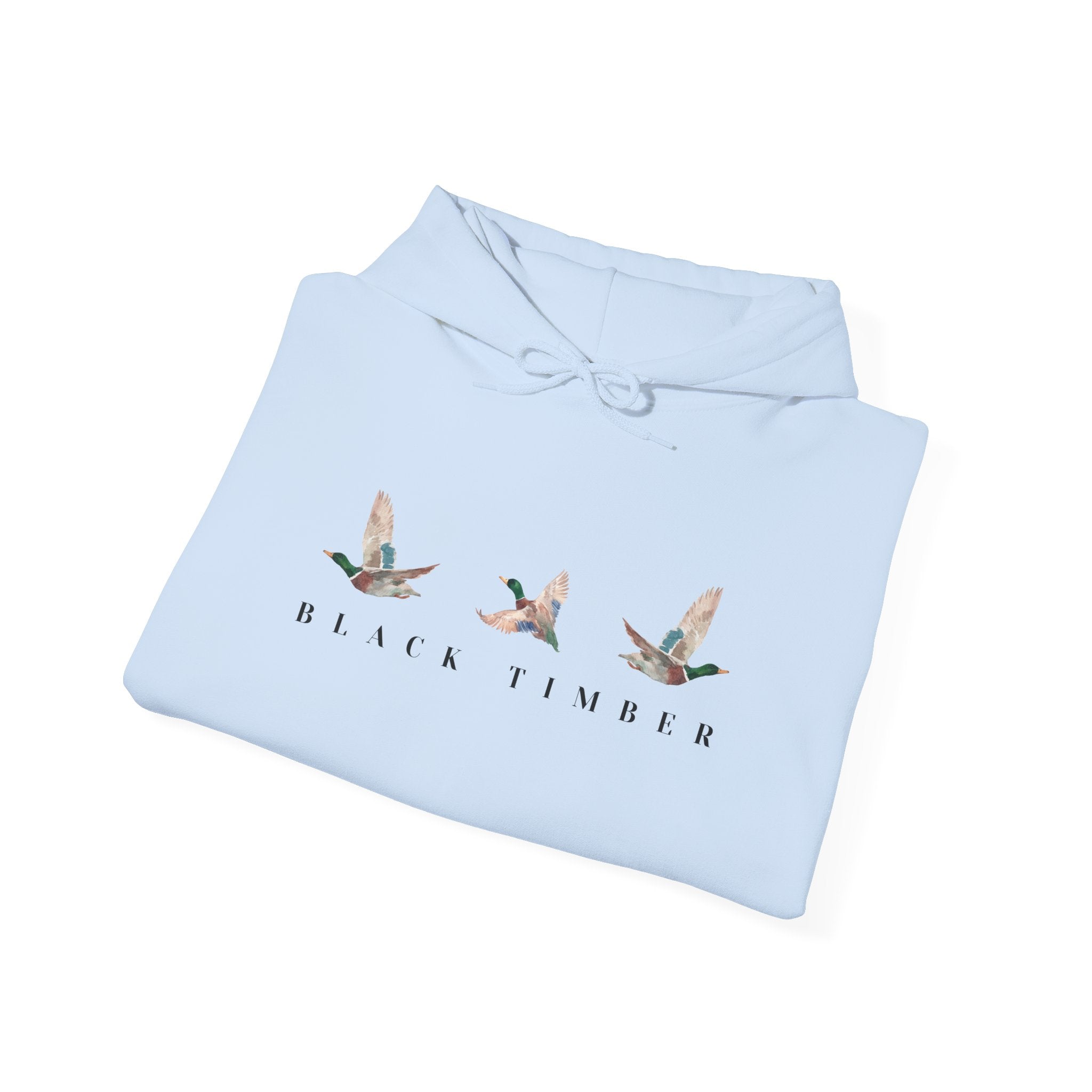 Black Timber Duck Hoodie