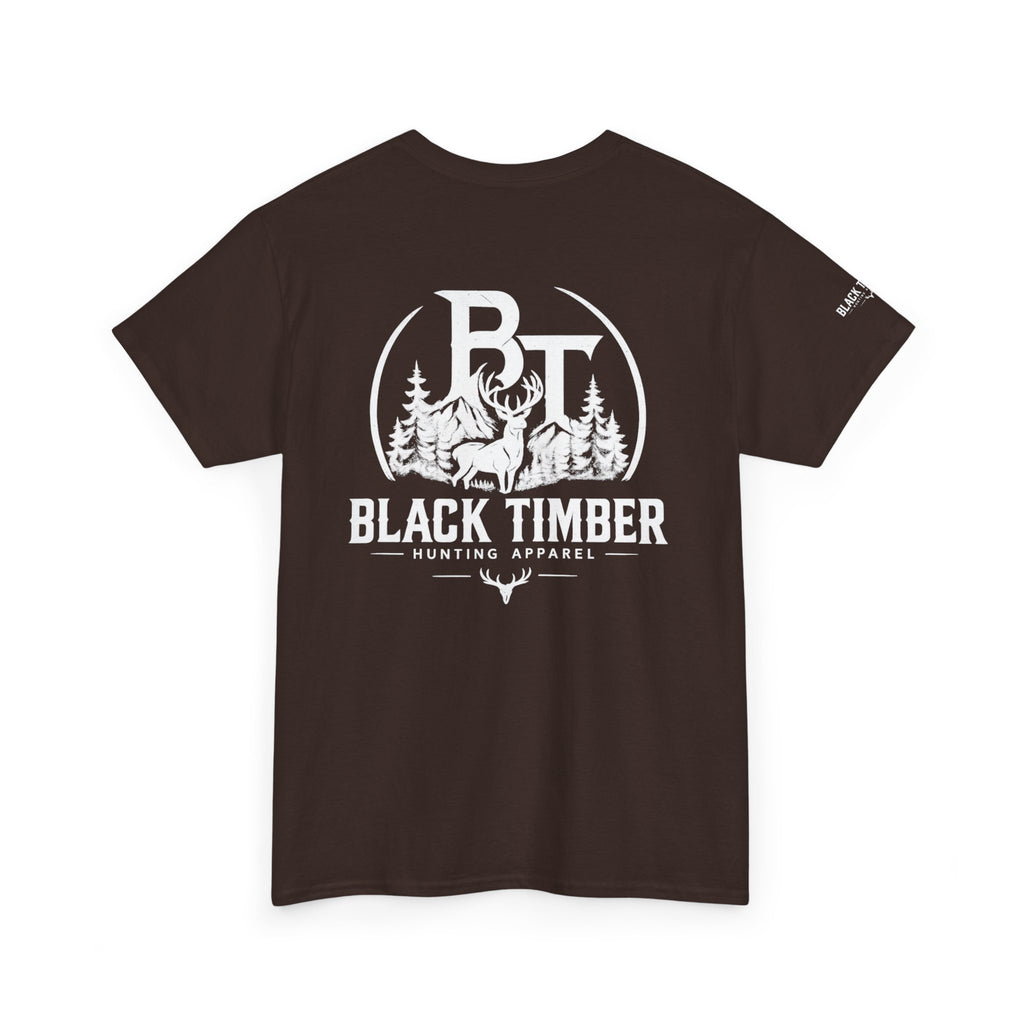Hunting Tee — Black Timber Logo Shirt