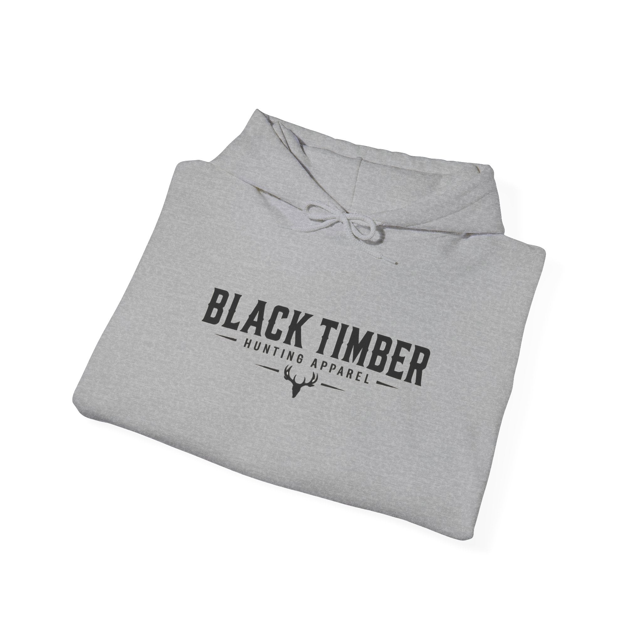 Black Timber Logo Hoodie