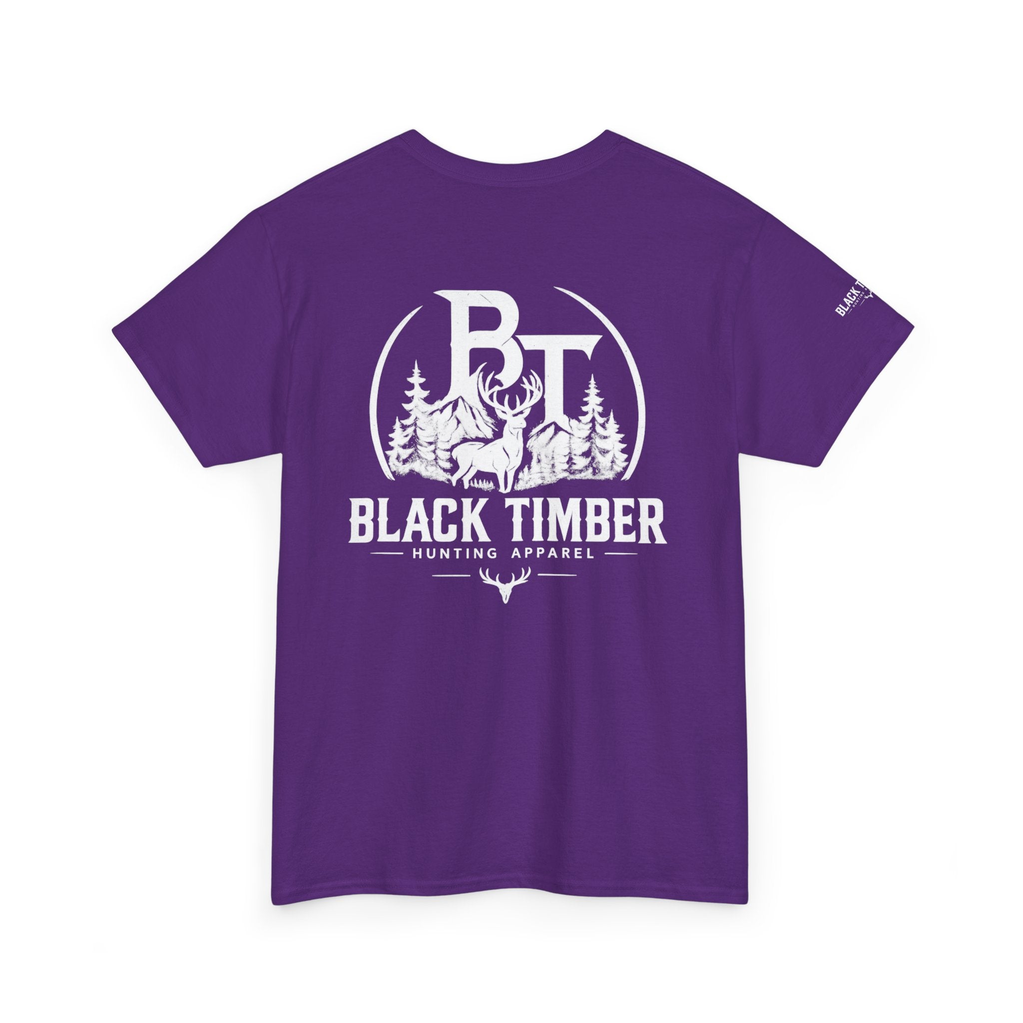 Hunting Tee — Black Timber Logo Shirt
