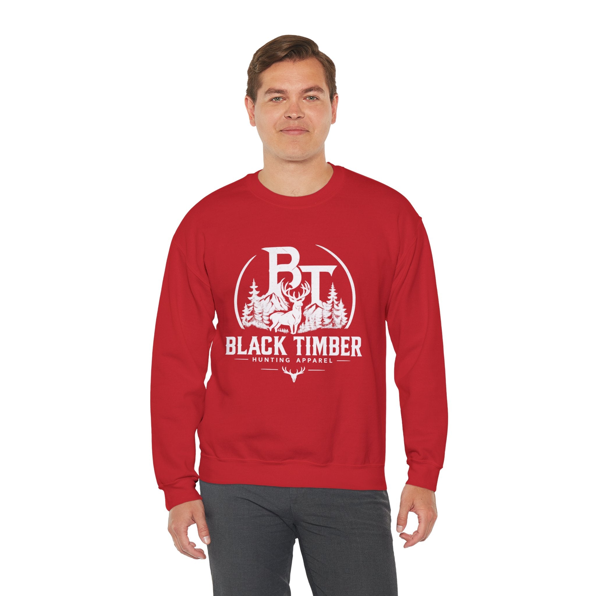 Black Timber Crewneck Sweatshirt