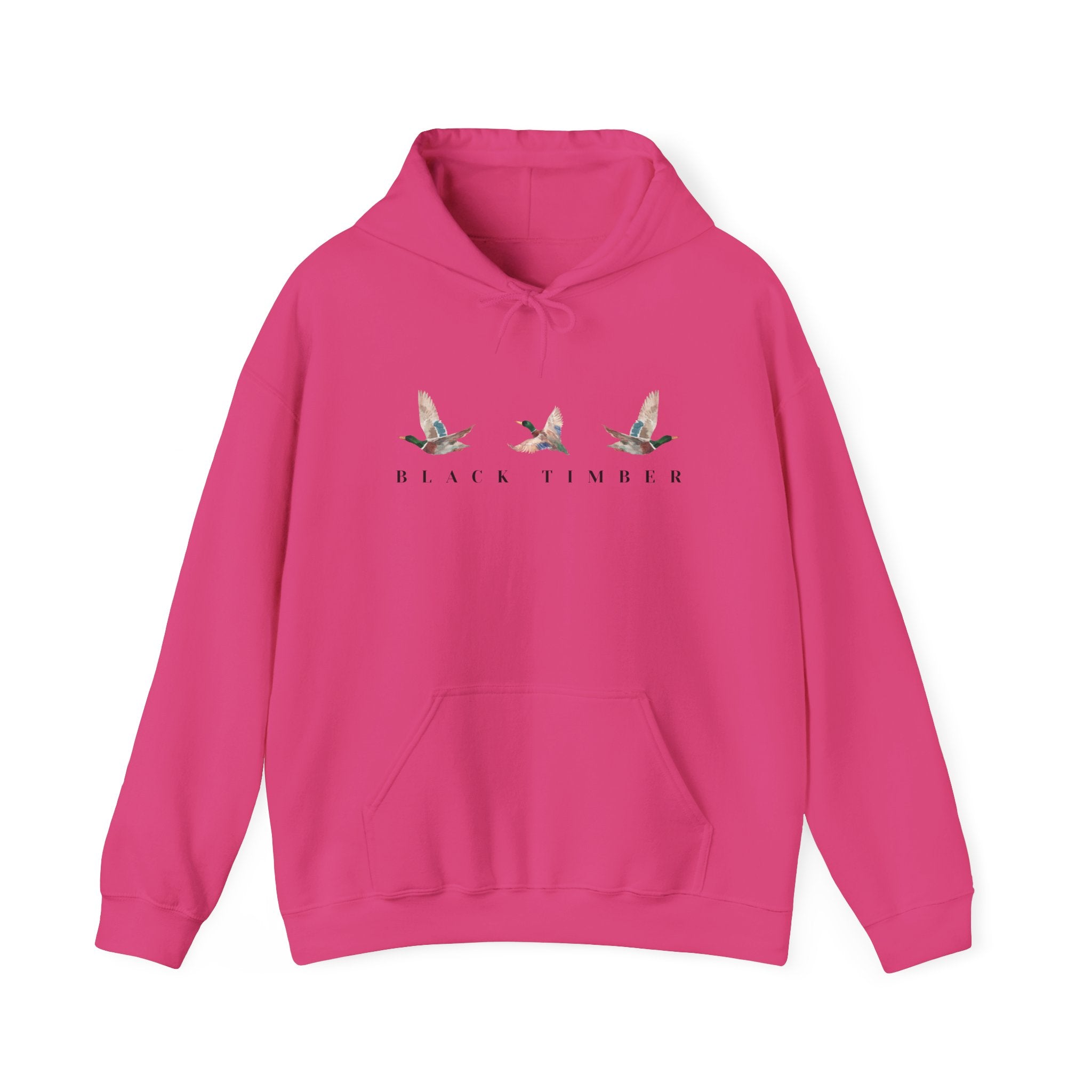 Black Timber Duck Hoodie
