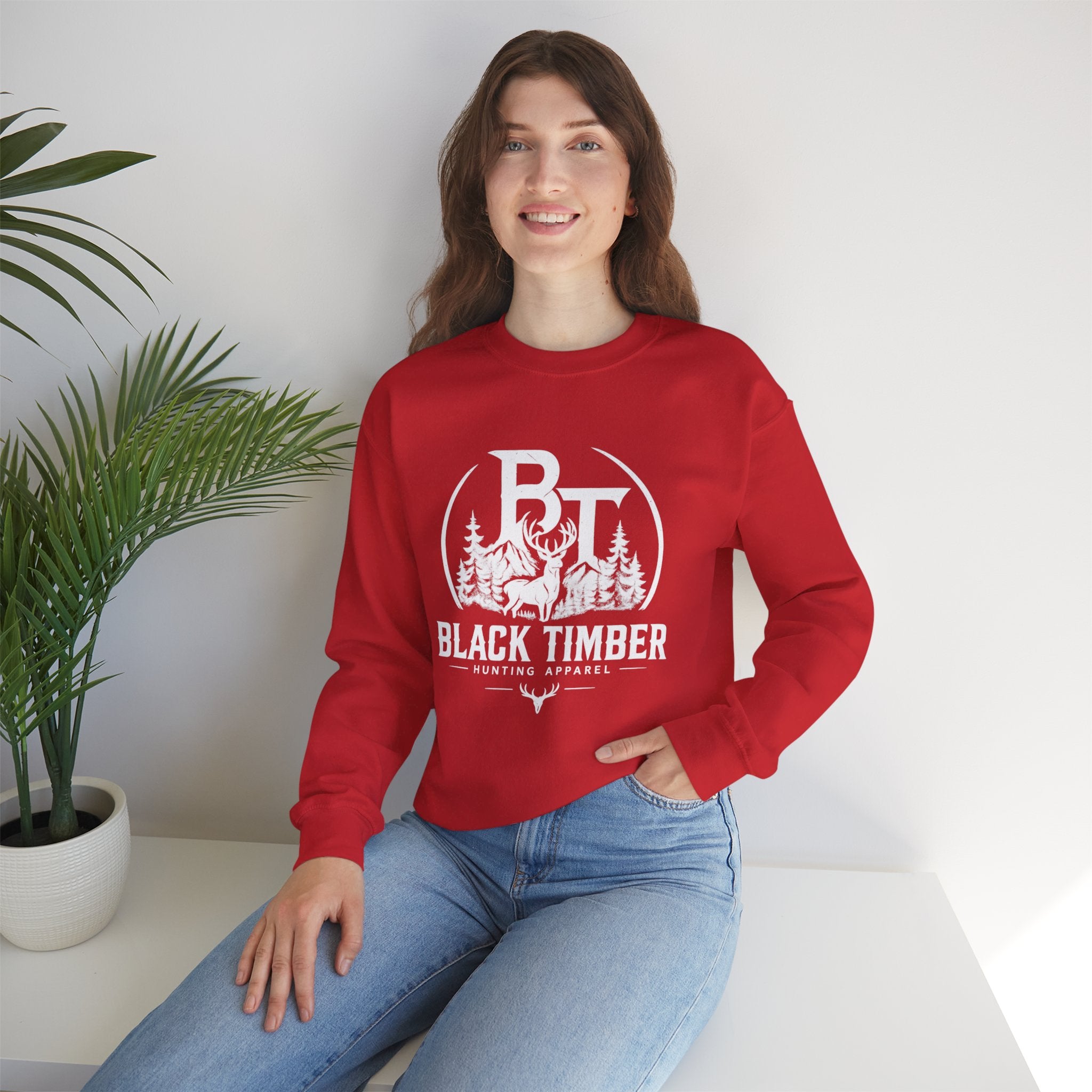 Black Timber Crewneck Sweatshirt