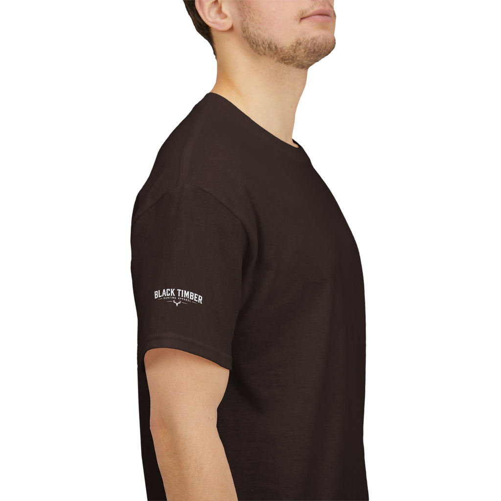 Hunting Tee — Black Timber Logo Shirt