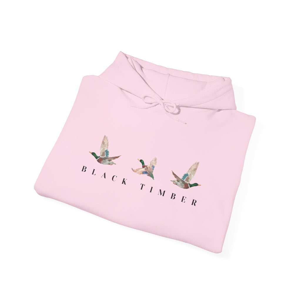 Black Timber Duck Hoodie