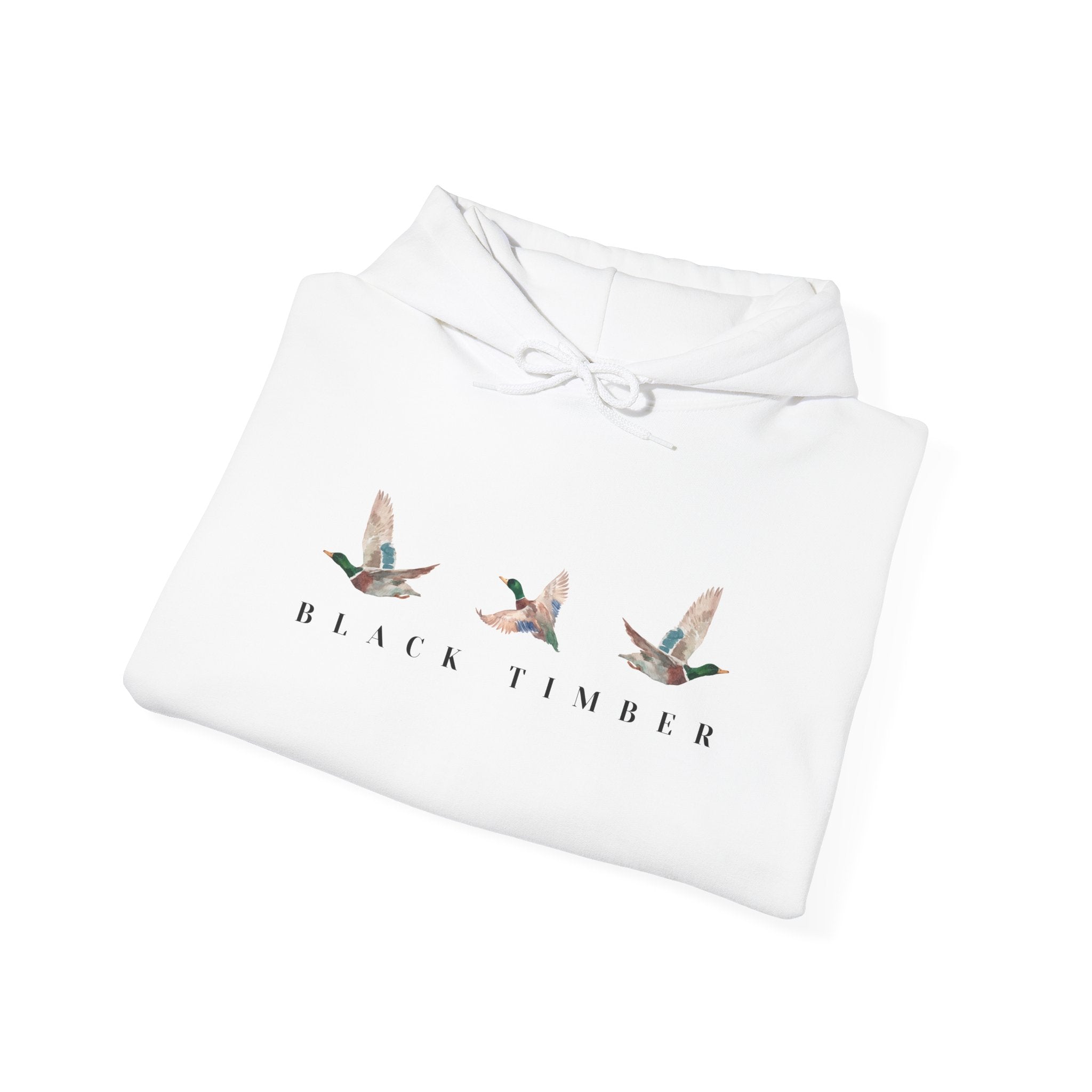Black Timber Duck Hoodie