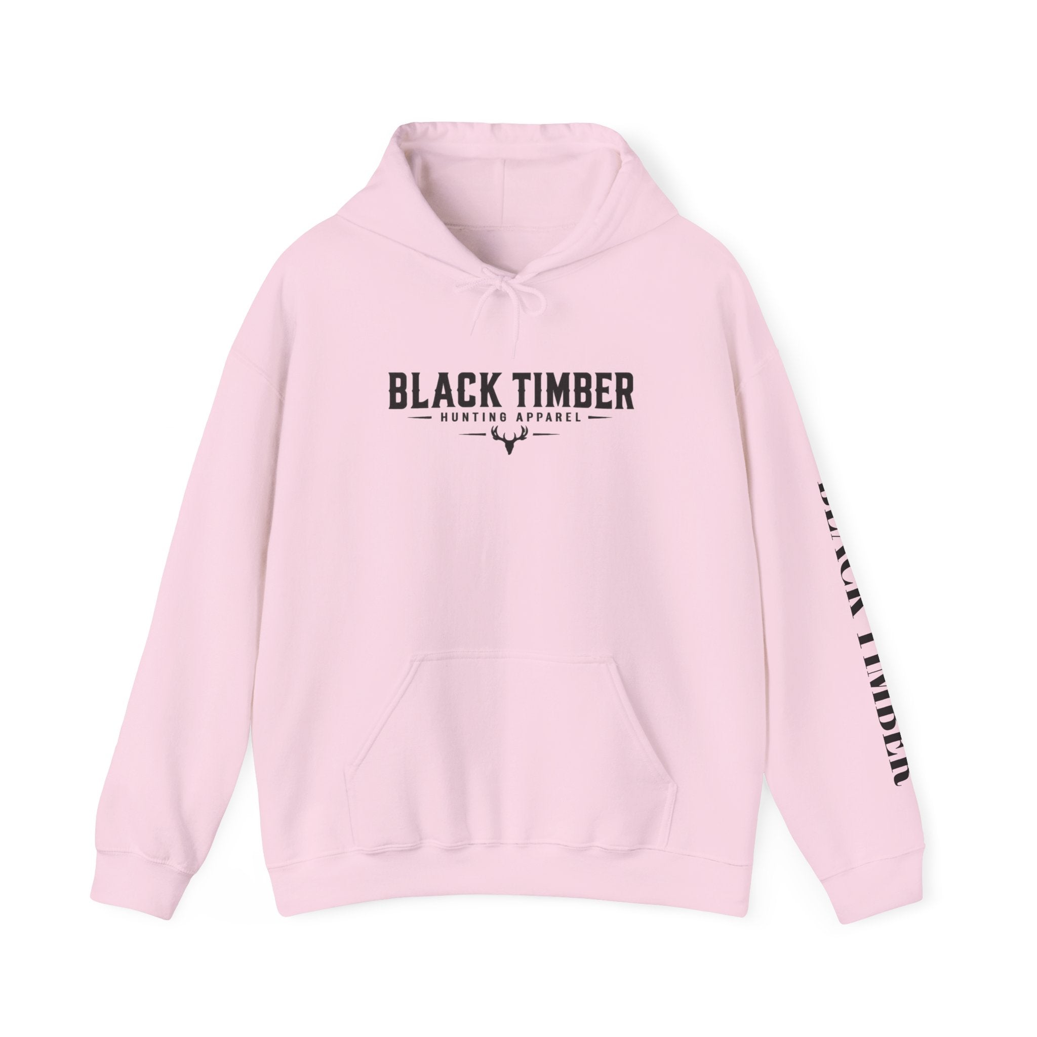 Black Timber Logo Hoodie