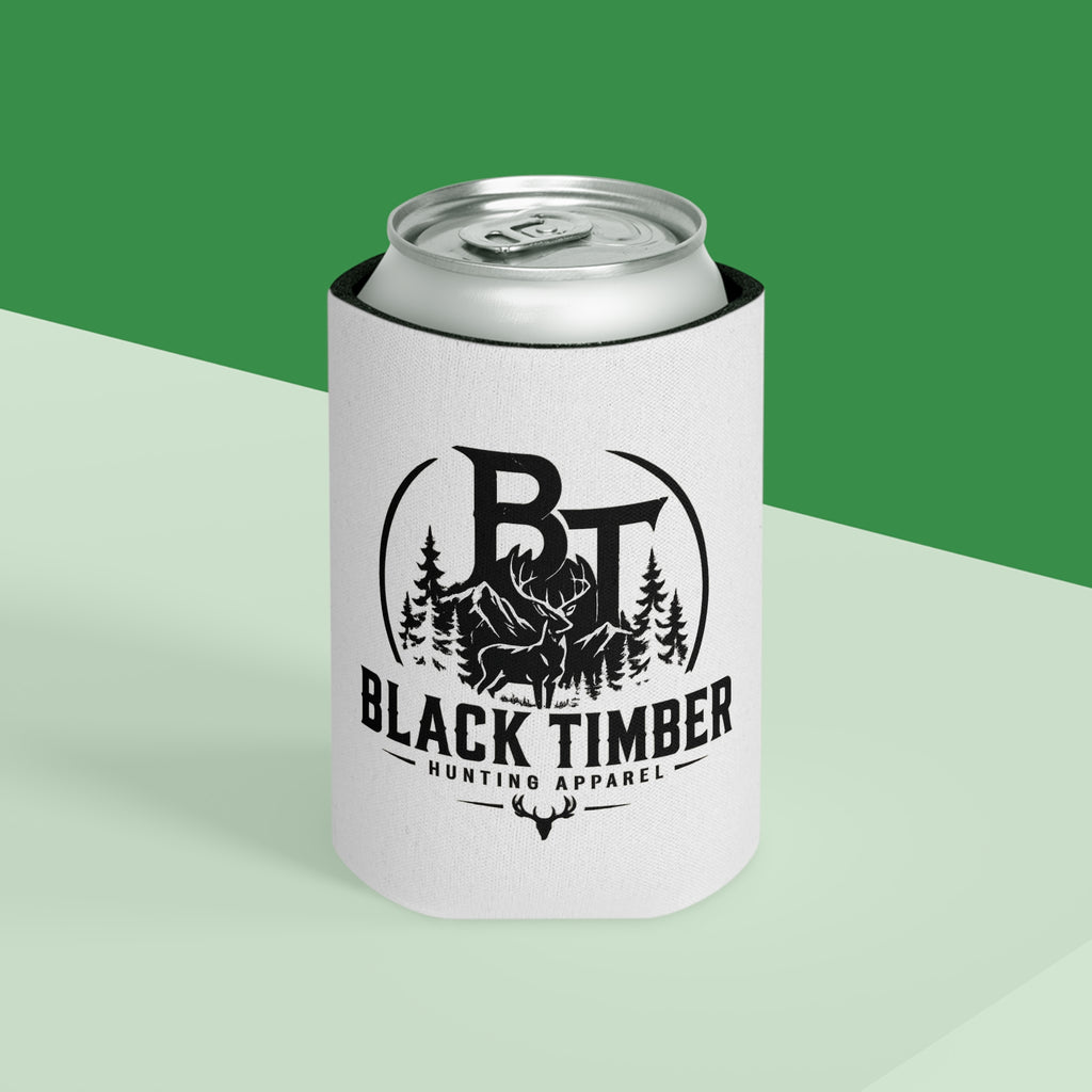 Can Cooler — Black Timber Hunting Apparel Logo Koozie