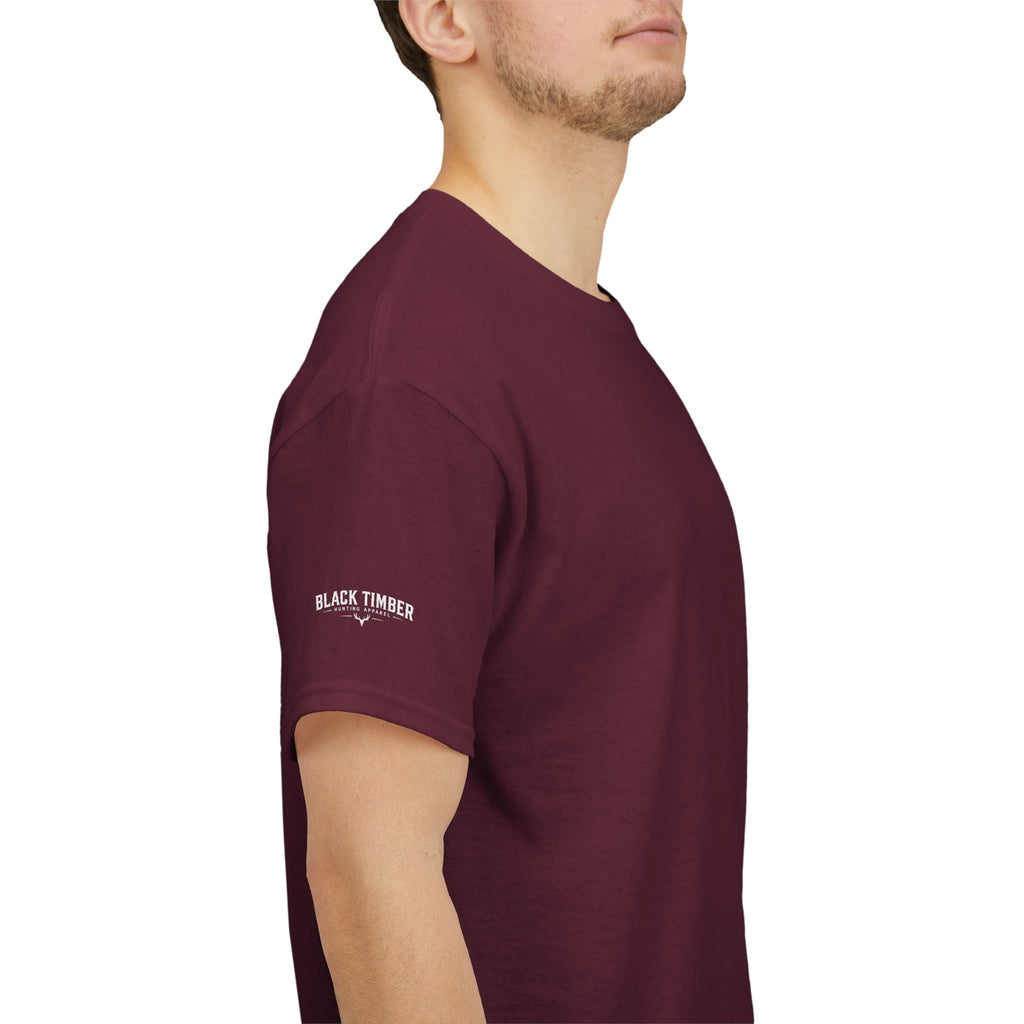 Hunting Tee — Black Timber Logo Shirt