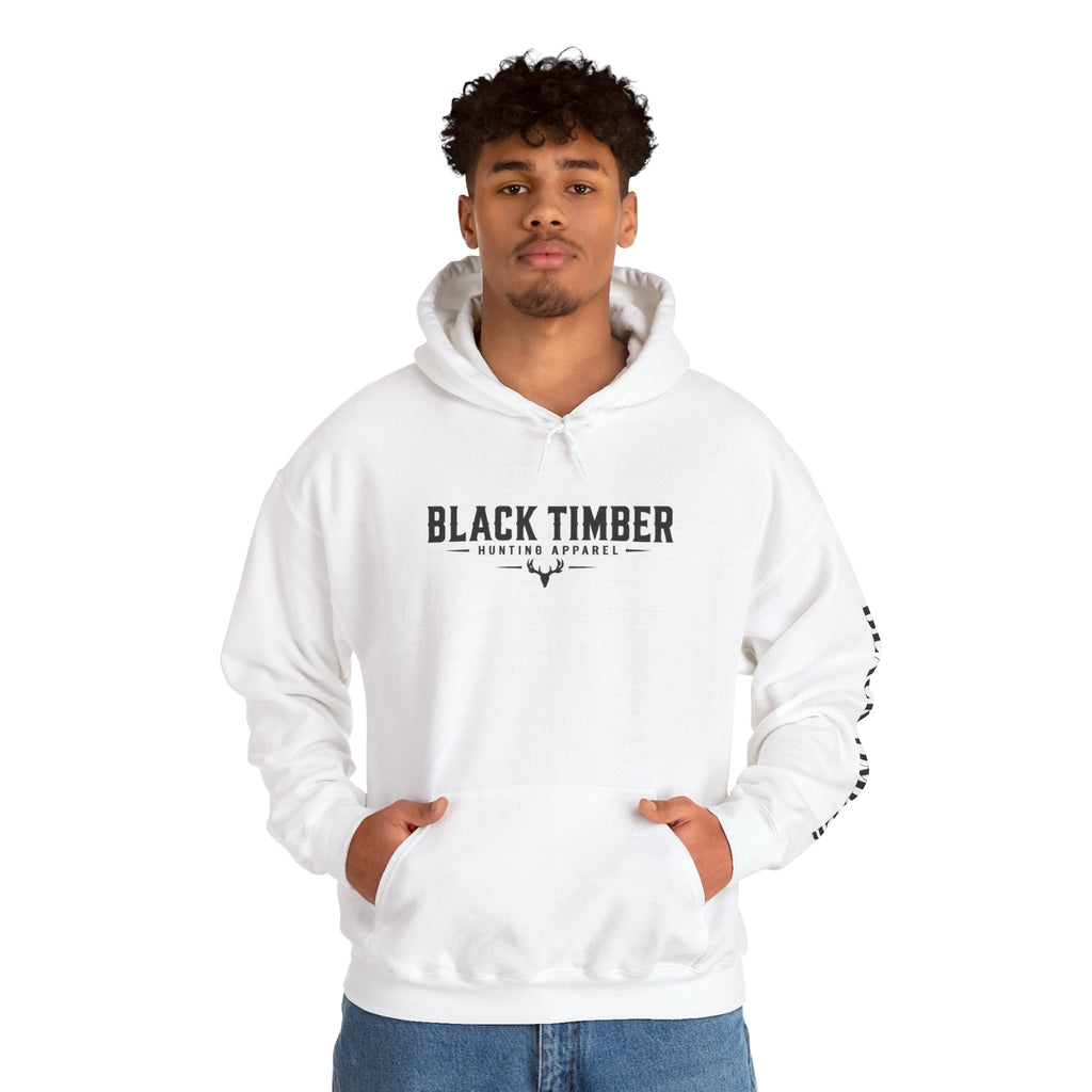 Black Timber Logo Hoodie