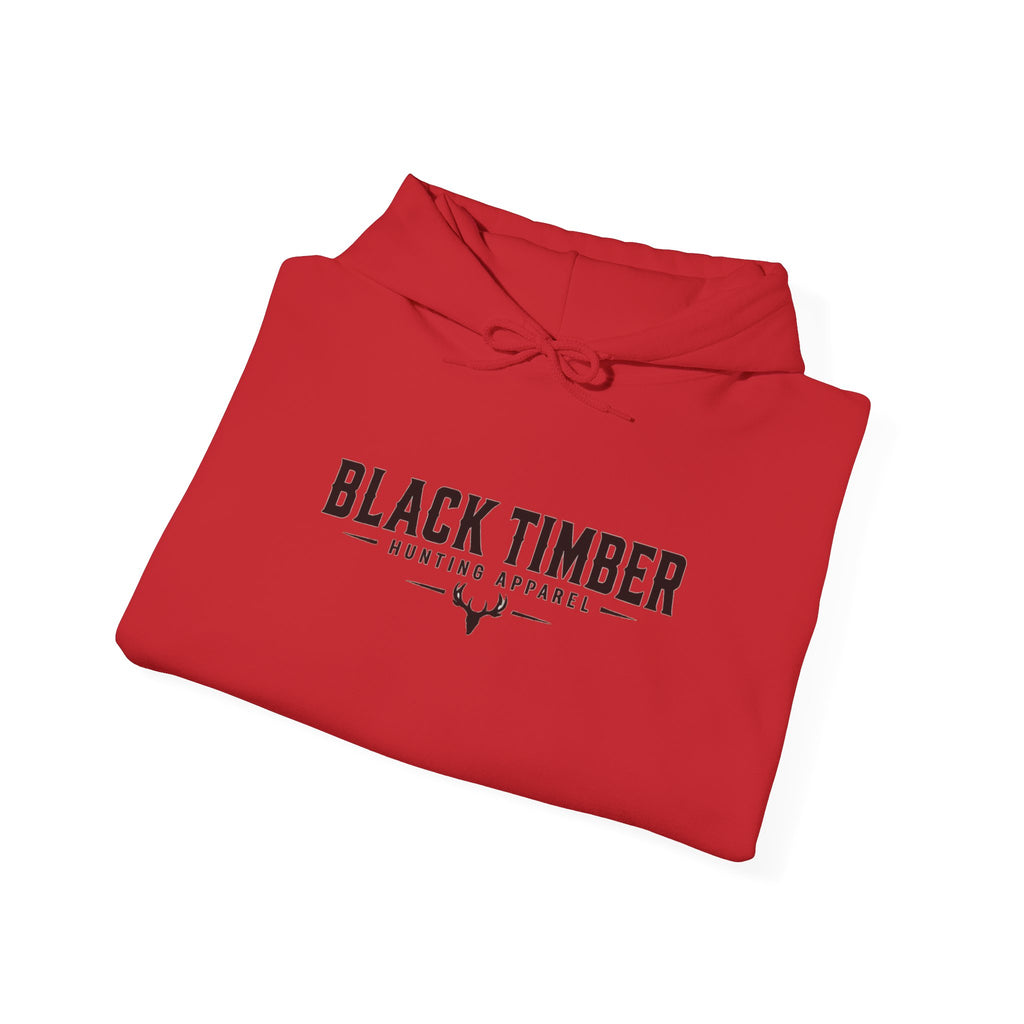 Black Timber Logo Hoodie