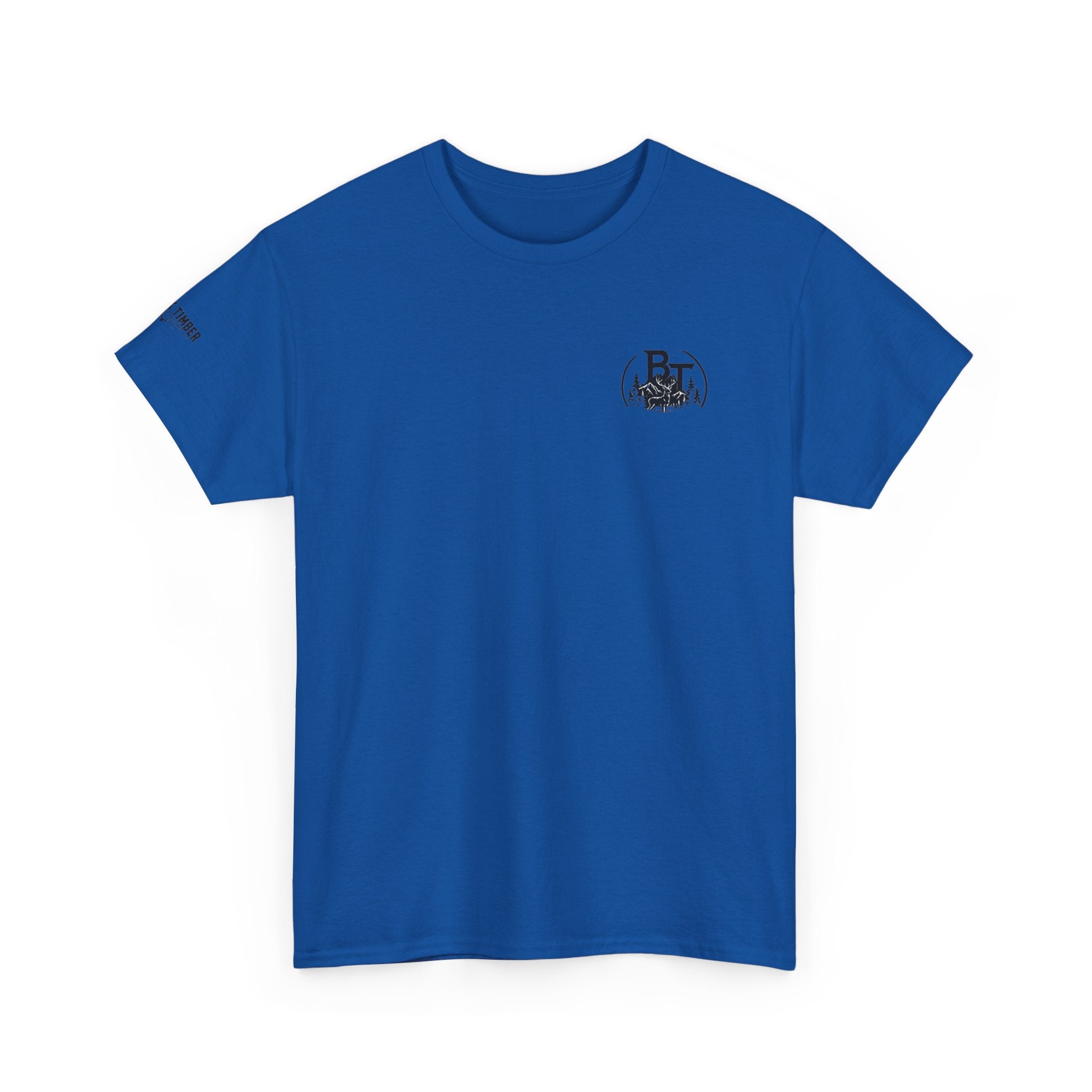 Hunting Tee — Black Timber Logo Short-Sleeve Shirt