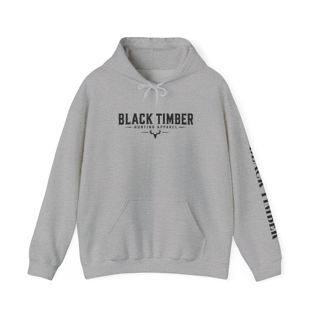 Black Timber Logo Hoodie