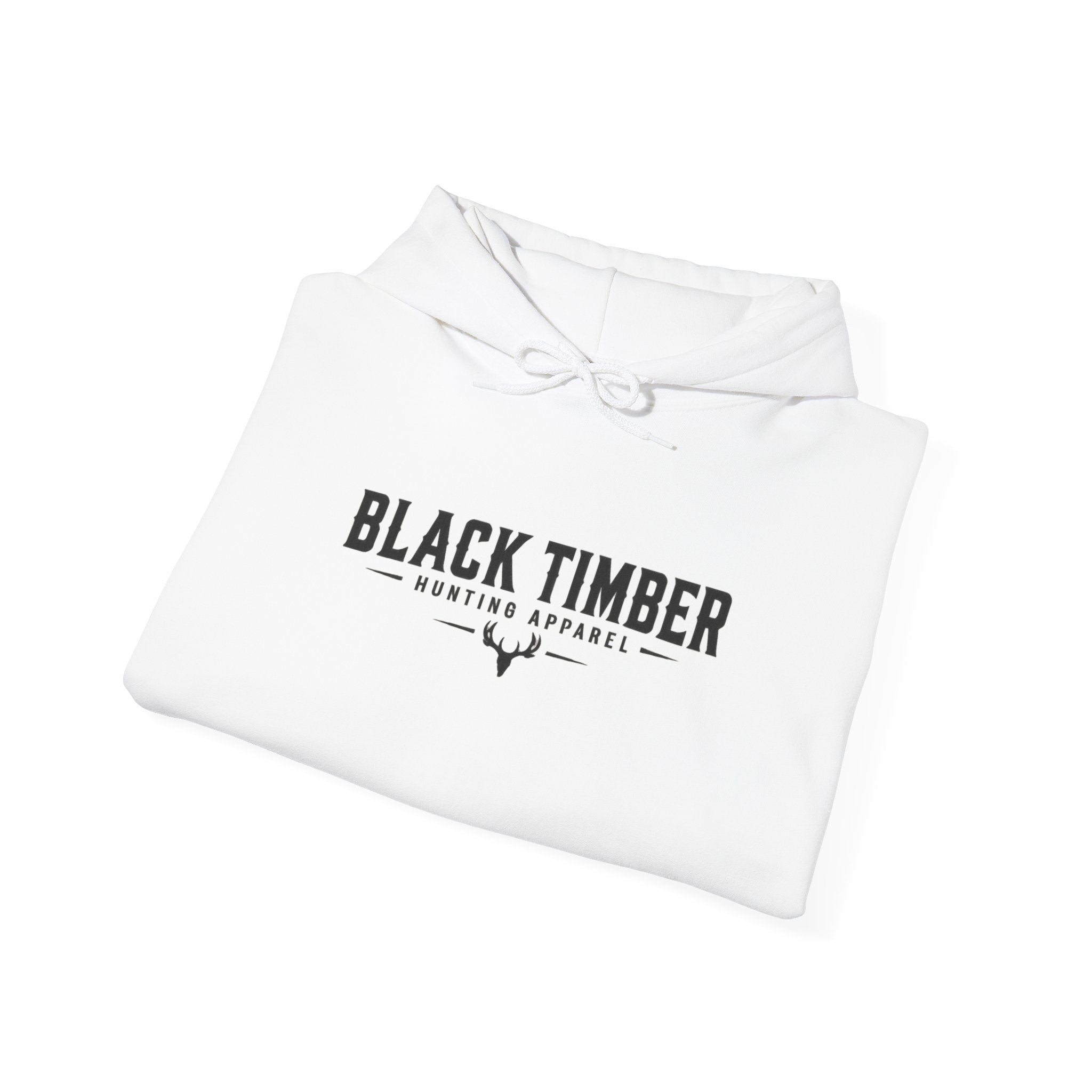 Black Timber Logo Hoodie