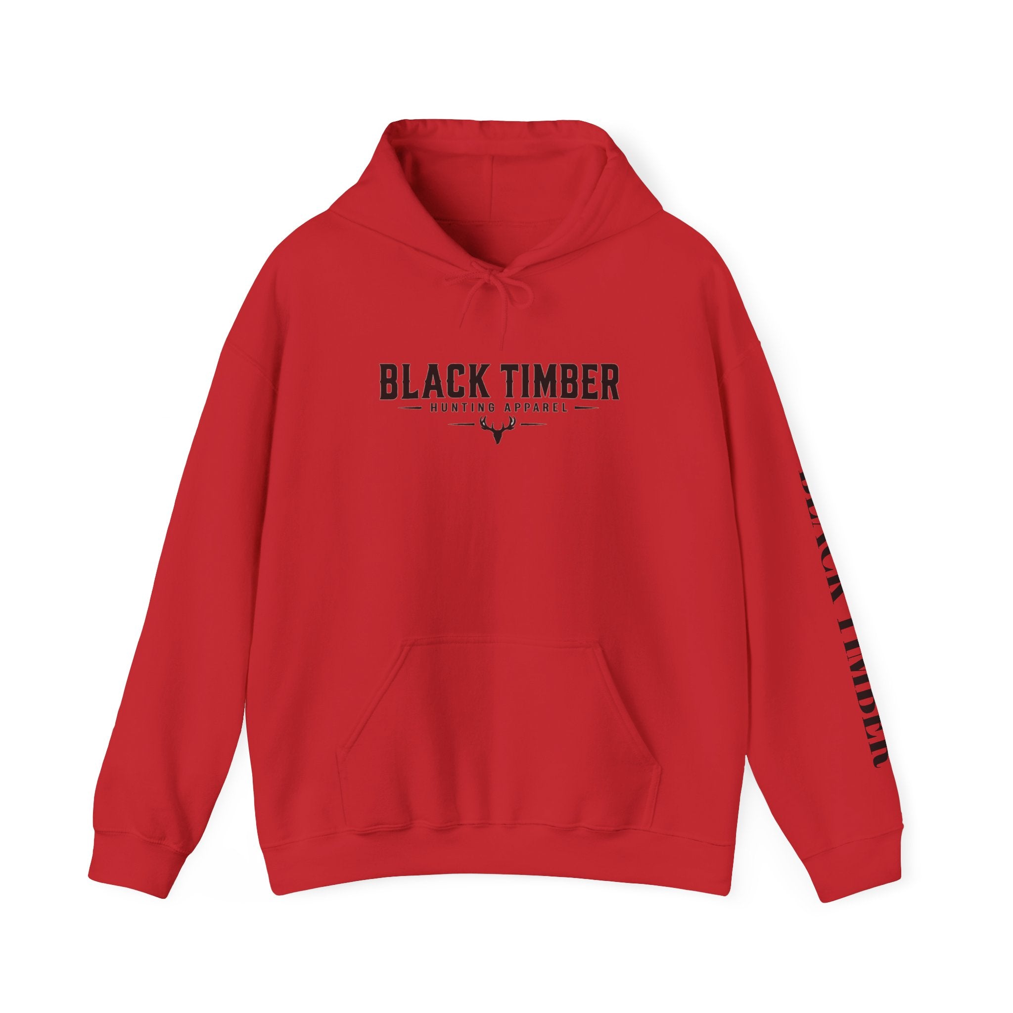Black Timber Logo Hoodie