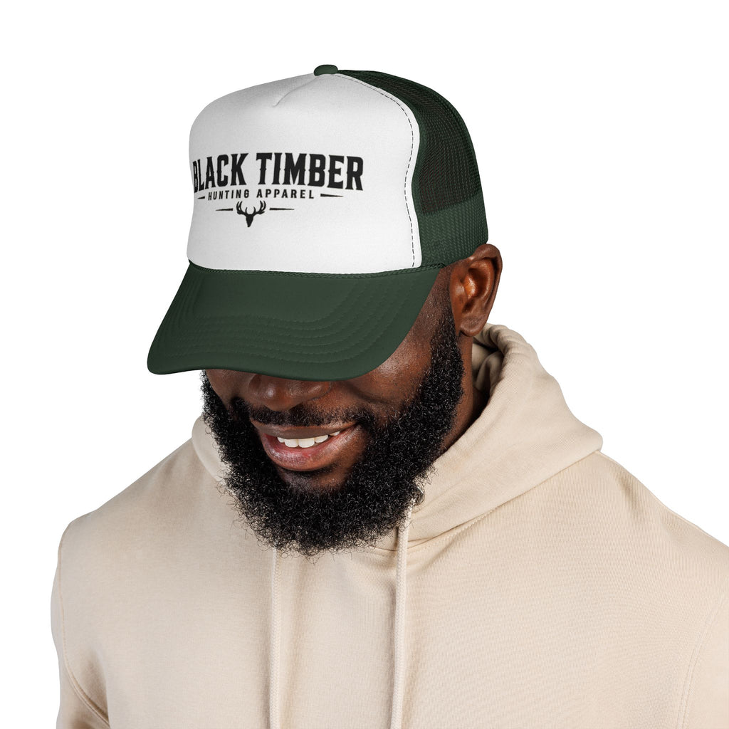 Black Timber Trucker Hat