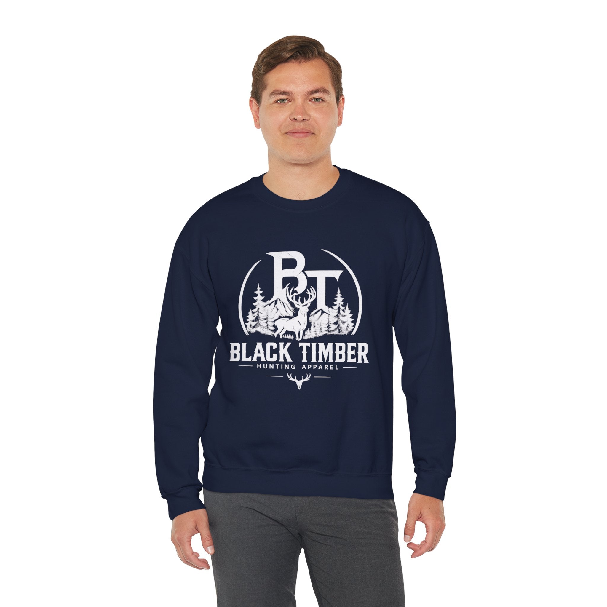 Black Timber Crewneck Sweatshirt