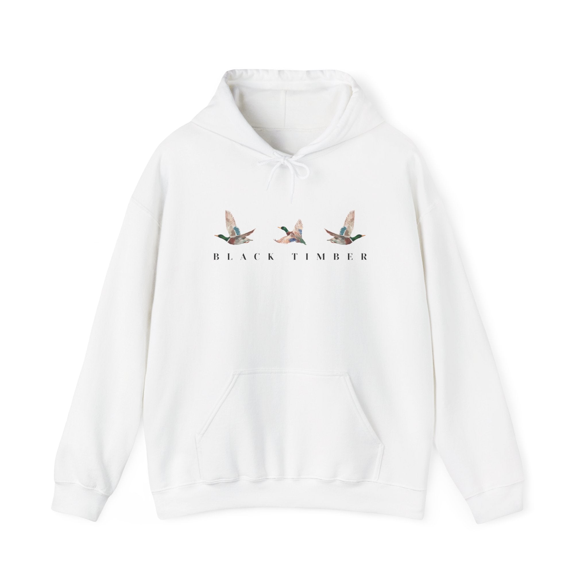 Black Timber Duck Hoodie