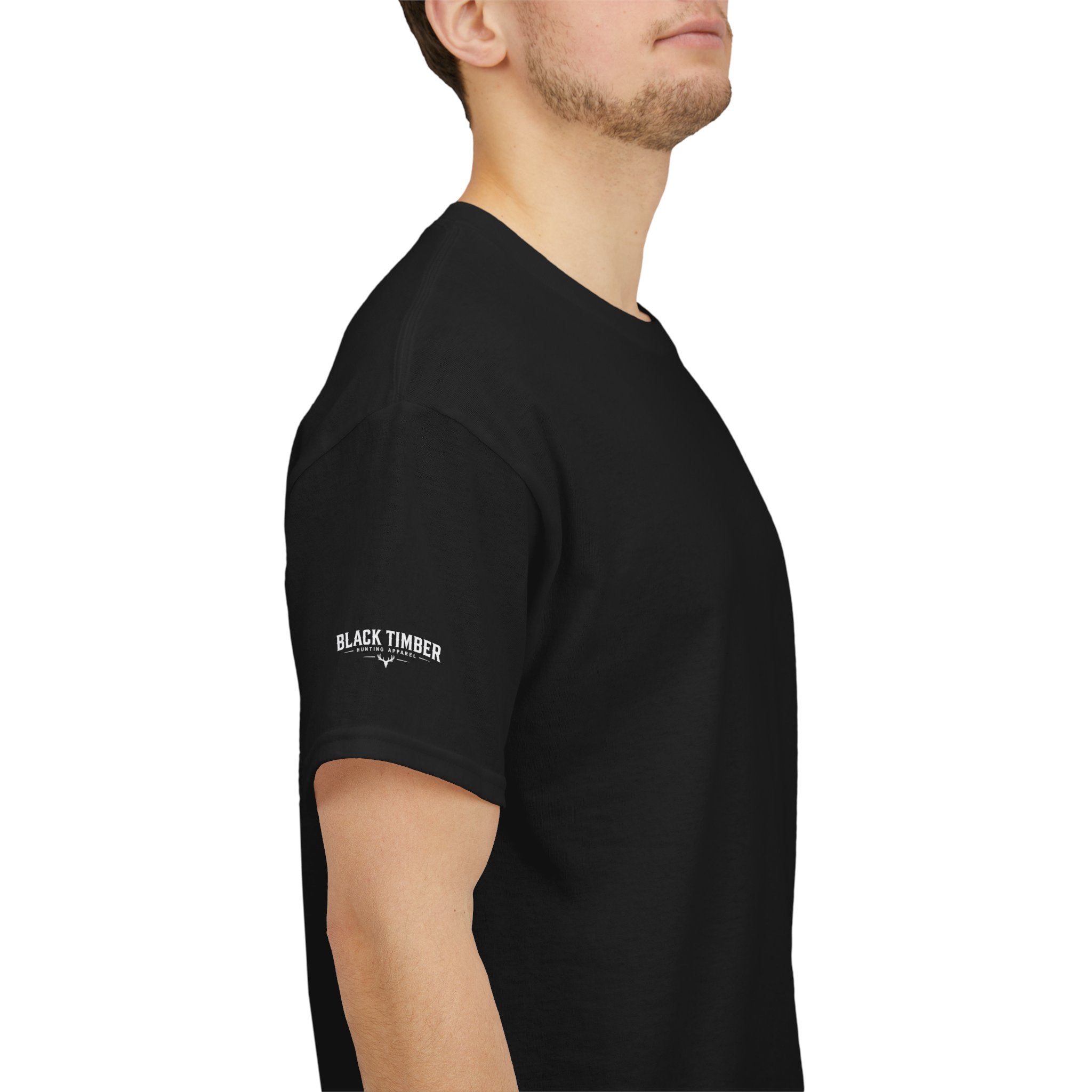 Hunting Tee — Black Timber Logo Shirt