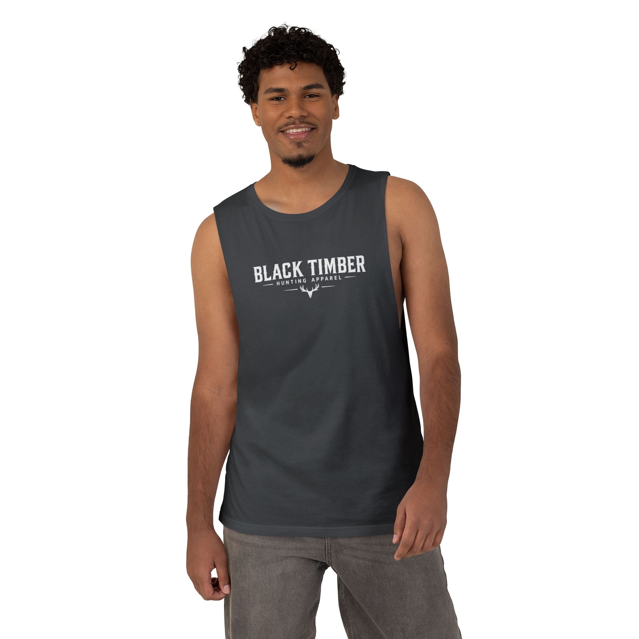 Black Timber Hunting Apparel Tank Top