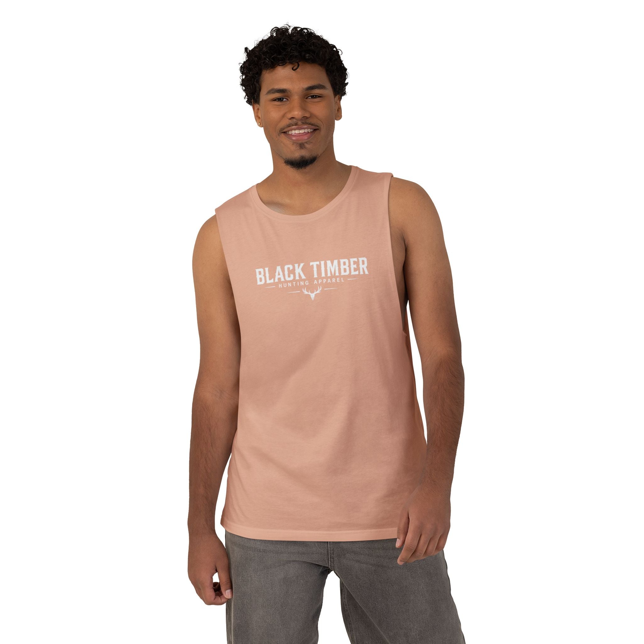 Black Timber Hunting Apparel Tank Top