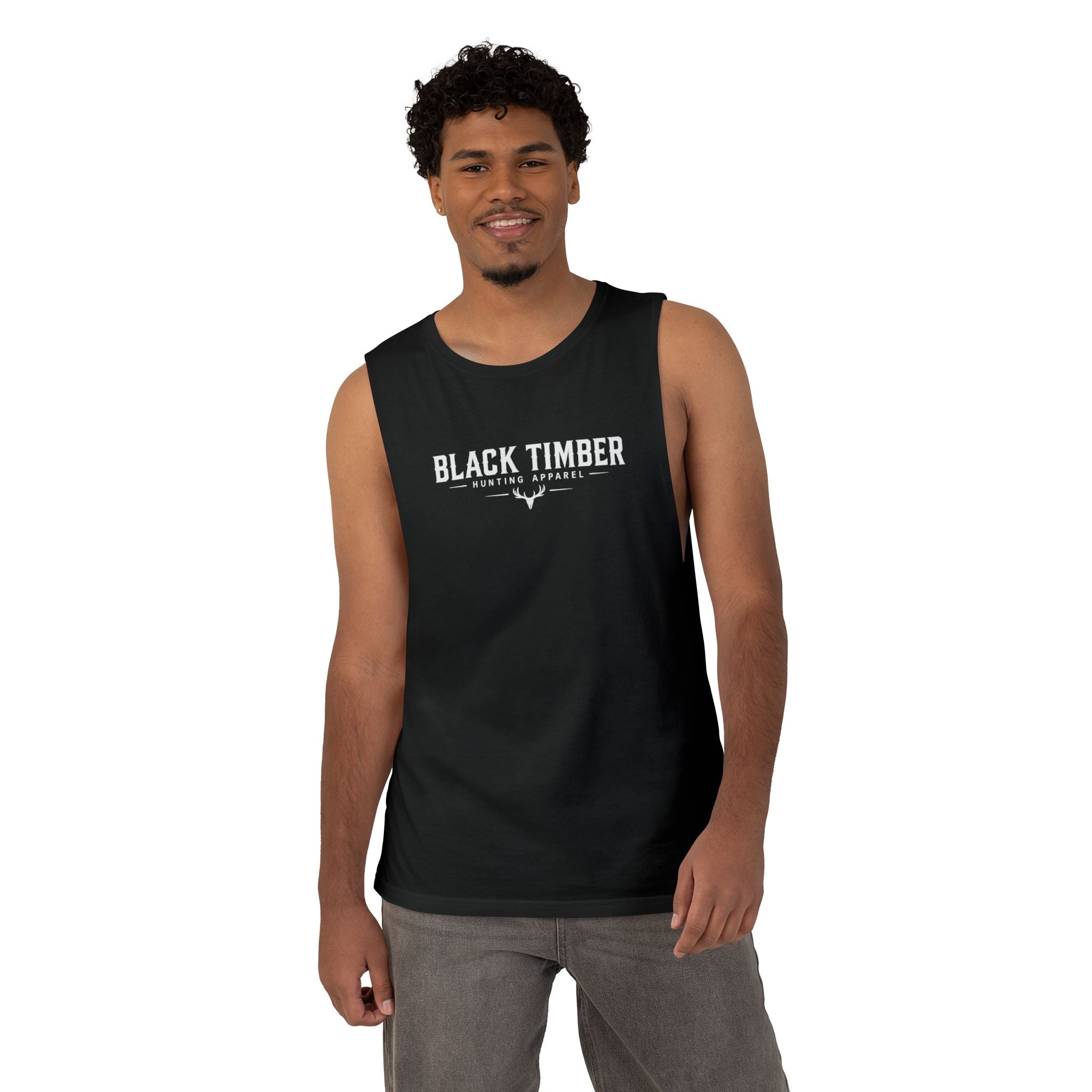 Black Timber Hunting Apparel Tank Top