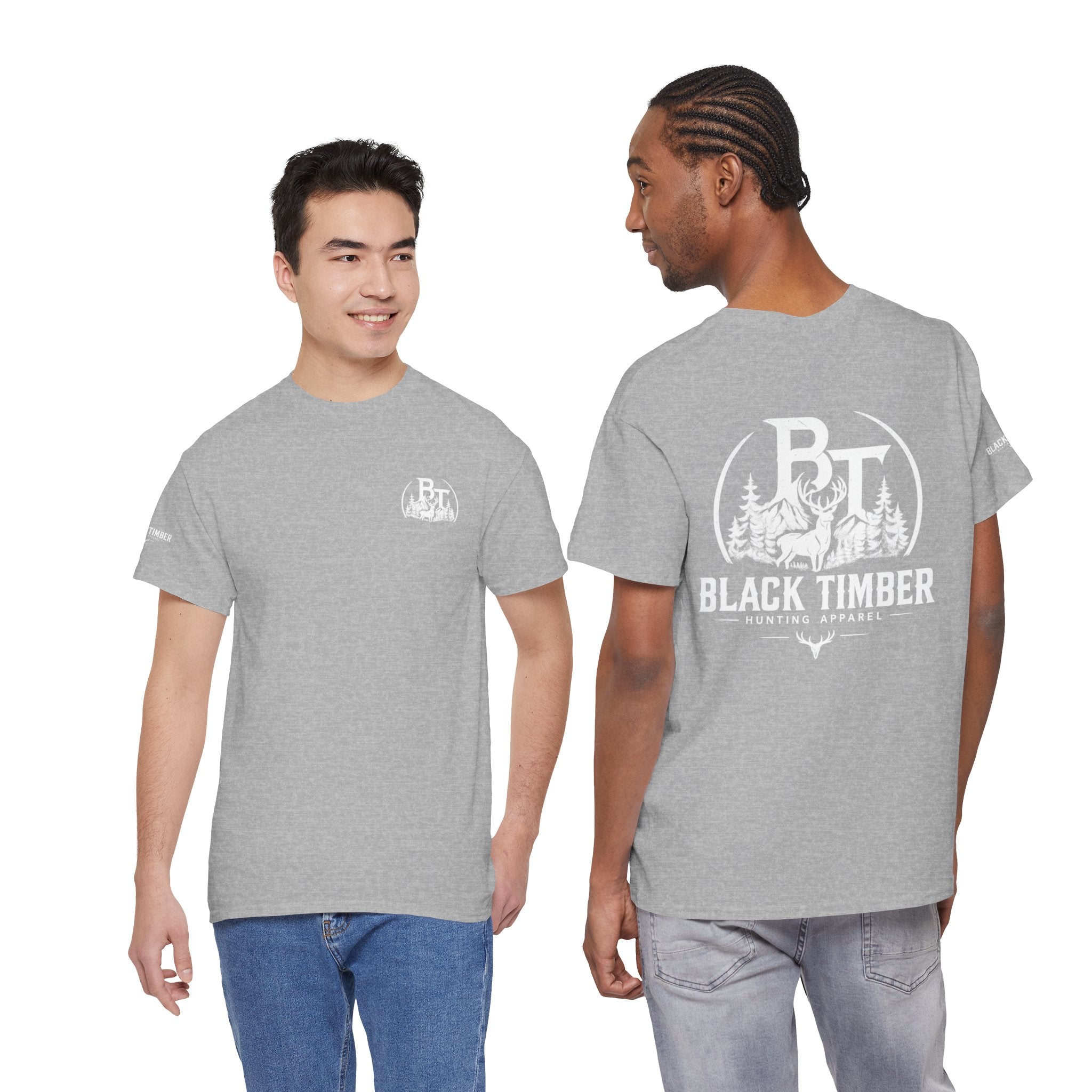 Hunting Tee — Black Timber Logo Shirt